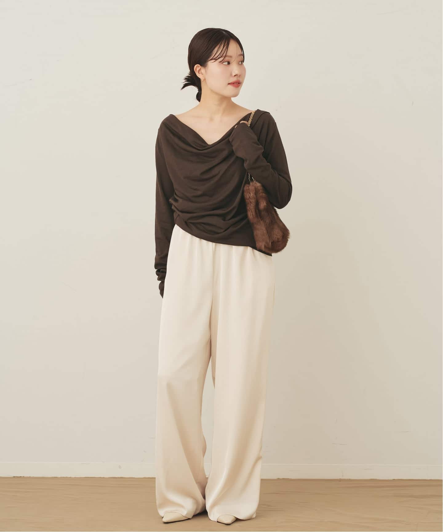 未使用)plage back drape Tシャツ back drape Tシャツ（Tシャツ／カットソー）｜Plage（プラージュ）の