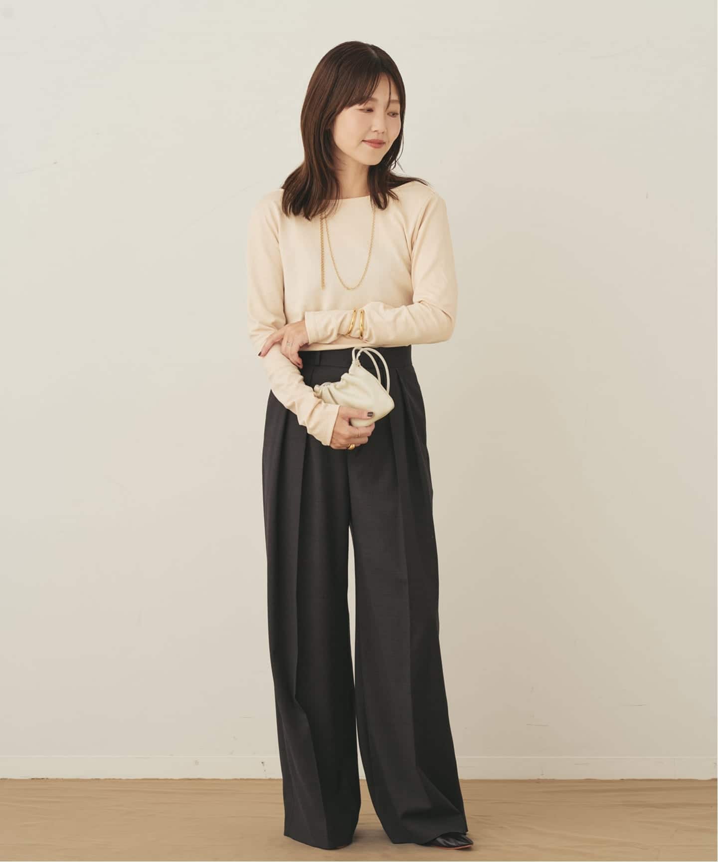 未使用)plage back drape Tシャツ back drape Tシャツ（Tシャツ／カットソー）｜Plage（プラージュ