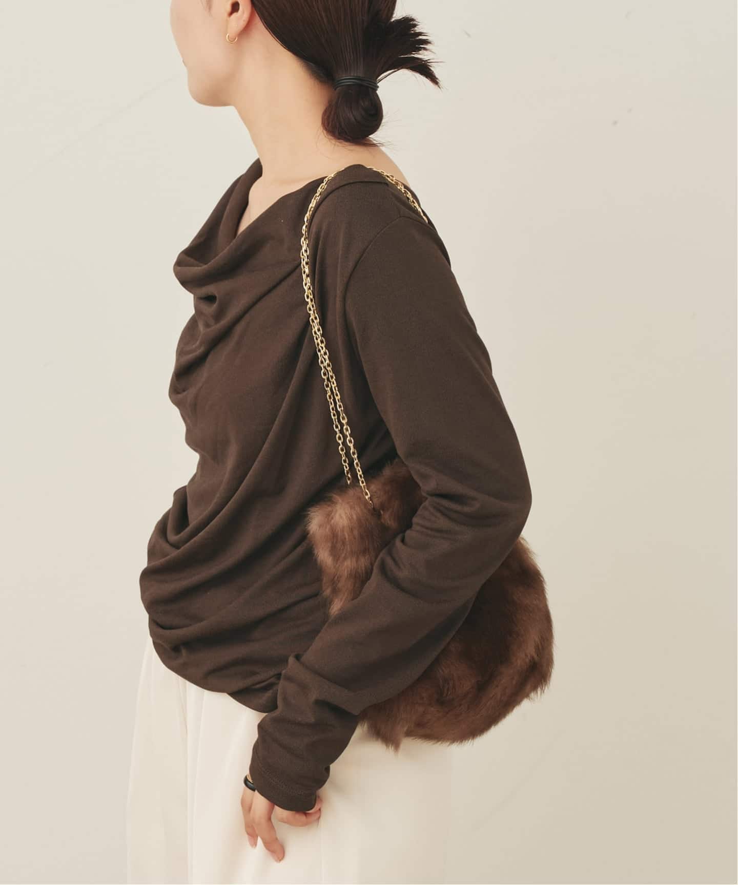 未使用)plage back drape Tシャツ back drape Tシャツ（Tシャツ／カットソー）｜Plage（プラージュ