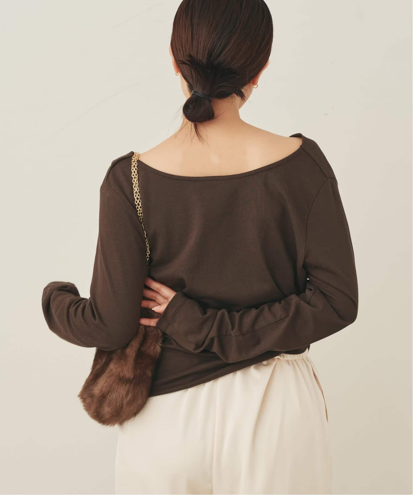 未使用)plage back drape Tシャツ back drape Tシャツ（Tシャツ／カットソー）｜Plage（プラージュ
