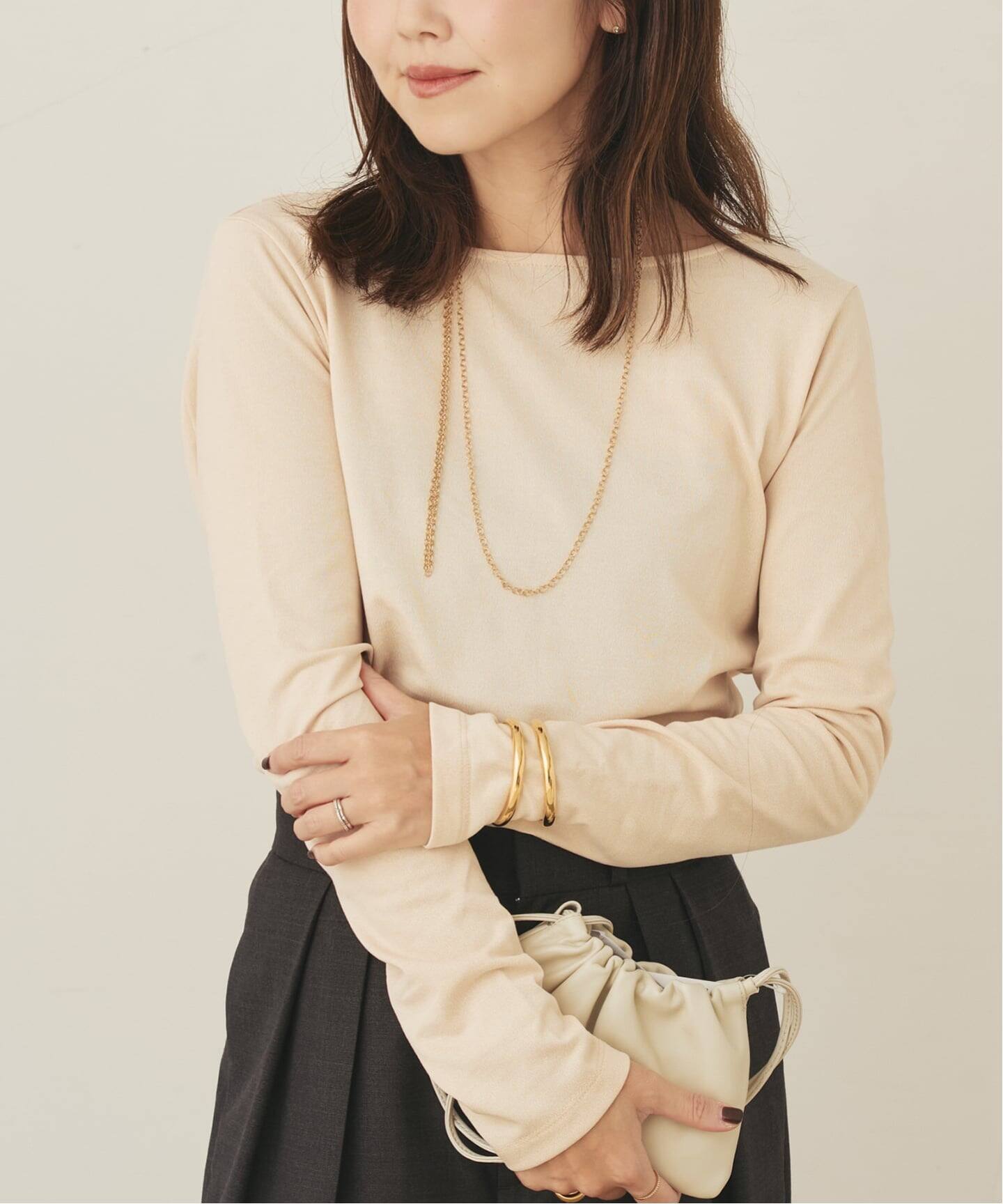 未使用)plage back drape Tシャツ back drape Tシャツ（Tシャツ／カットソー）｜Plage（プラージュ