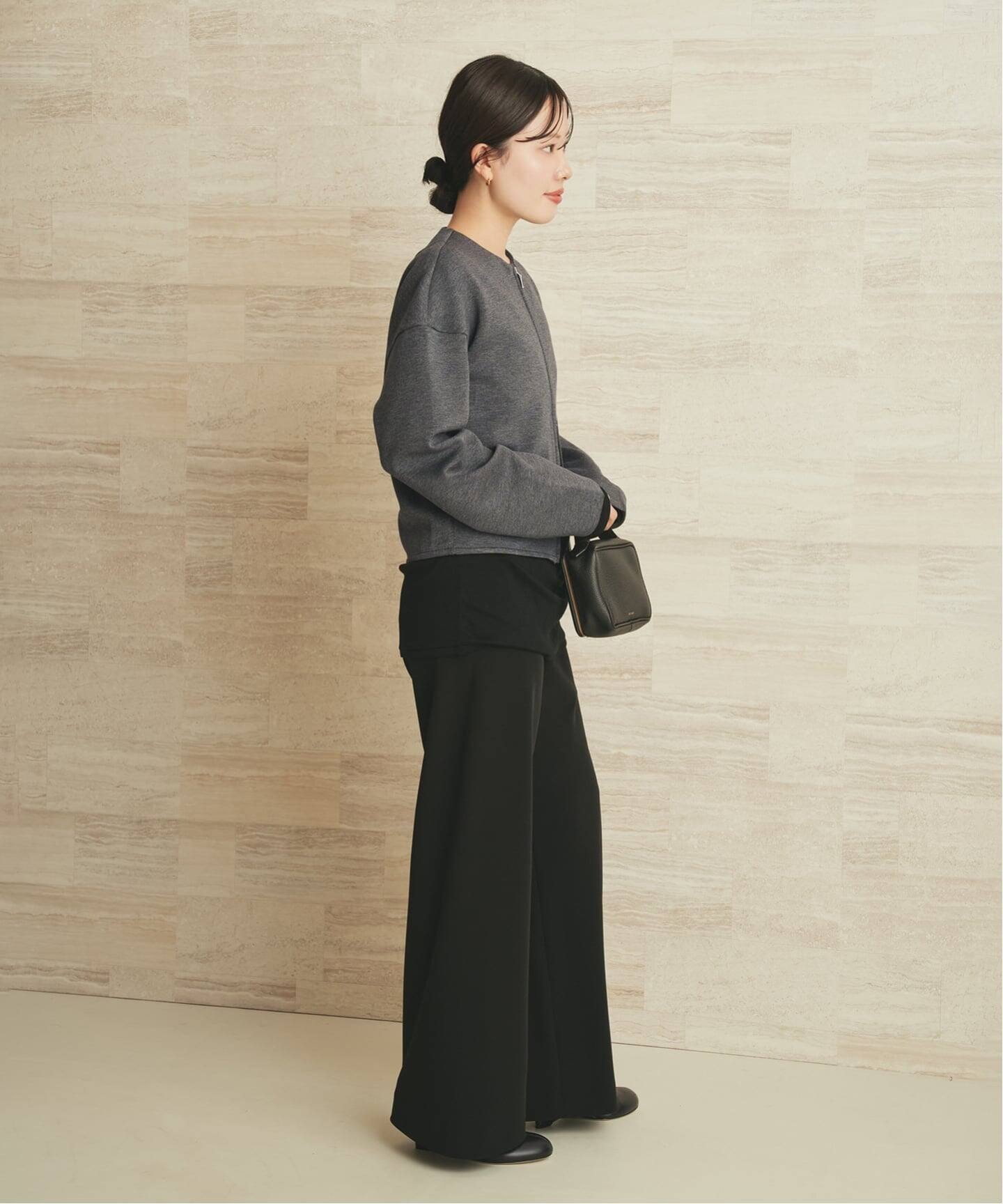 【新品タグ付き】Plage Ponte ZIP プルオーバー Ponte ZIP プルオーバー（その他トップス）｜Plage（プラージュ）の