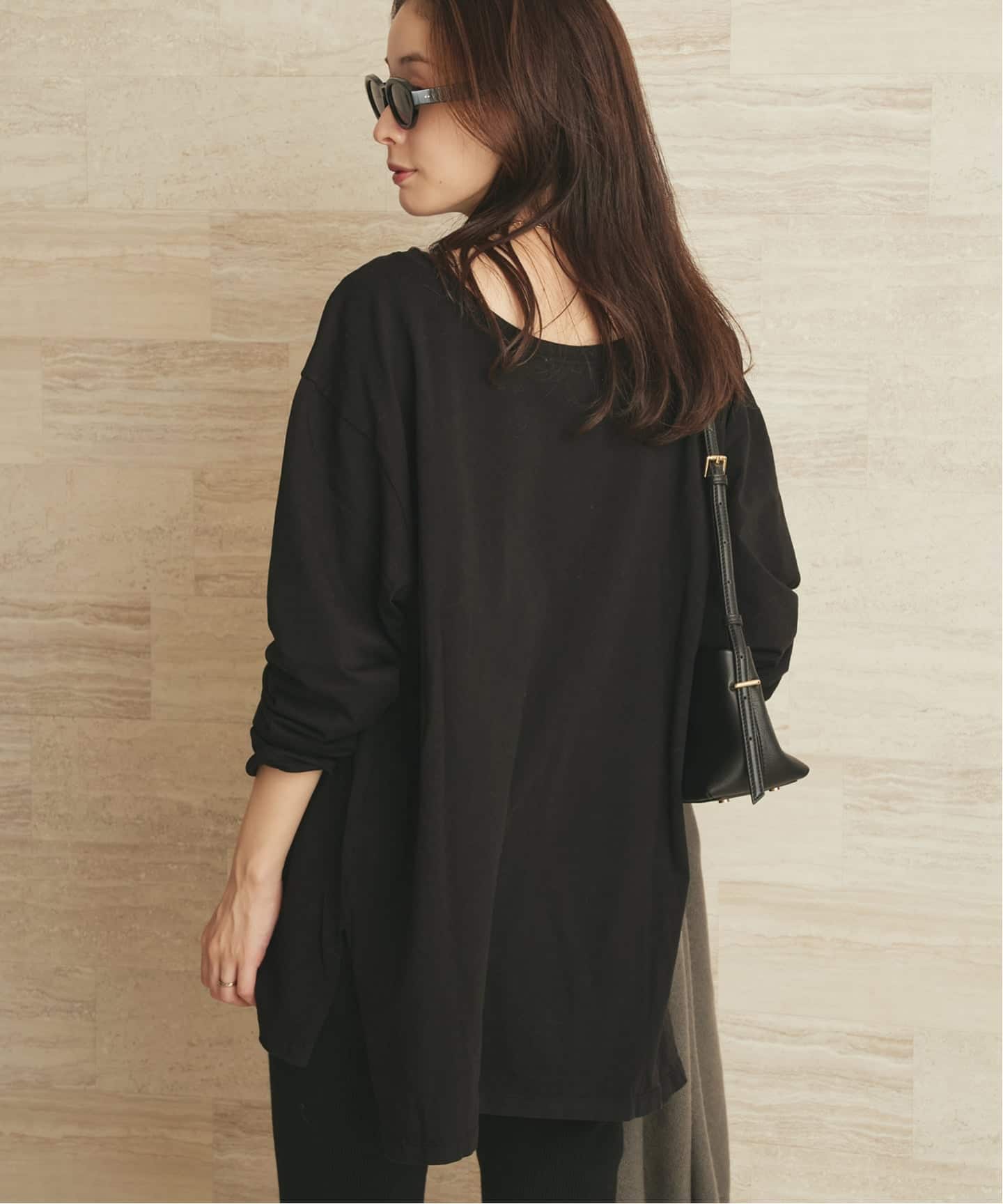 Plage別注 CALUX キャラクス ジップ プルオーバー (ブラック) Plage別注 CALUX キャラクス ジップ プルオーバー (ブラック