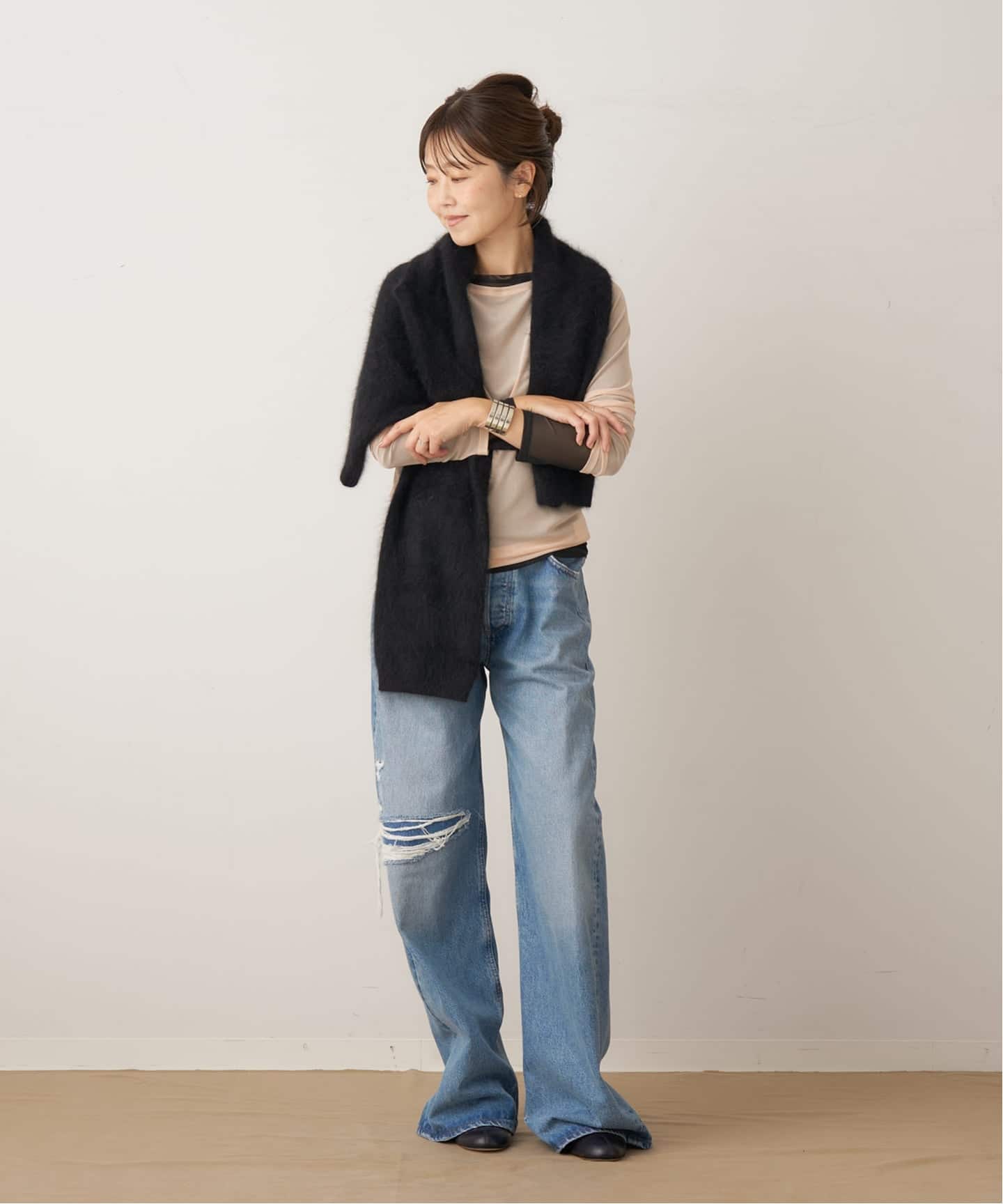 Plage Mesh Sheer ブラウス Plage Mesh Sheer ブラウス Plage - plage ブラウス plage ブラウス