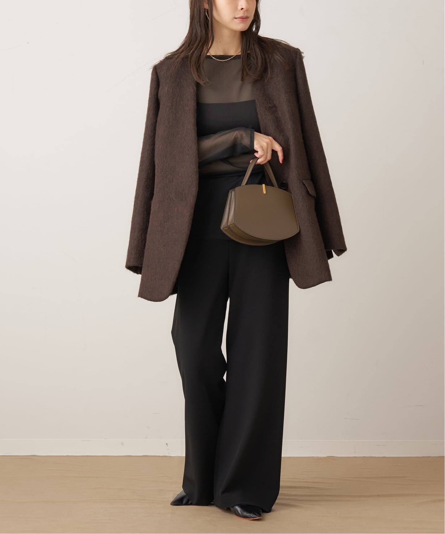 sheer mesh b/n Tシャツ（Tシャツ／カットソー）｜Plage（プラージュ