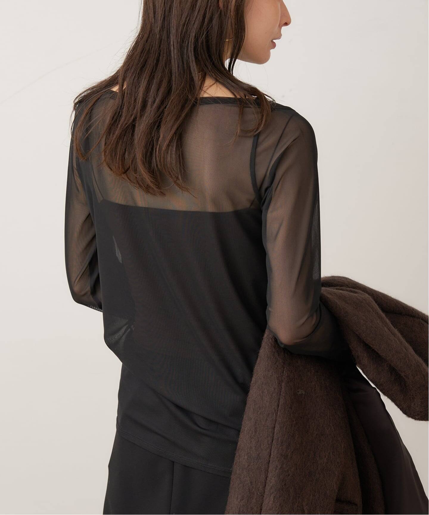 Plage Mesh Sheer ブラウス Plage Mesh Sheer ブラウス Plage - plage ブラウス plage