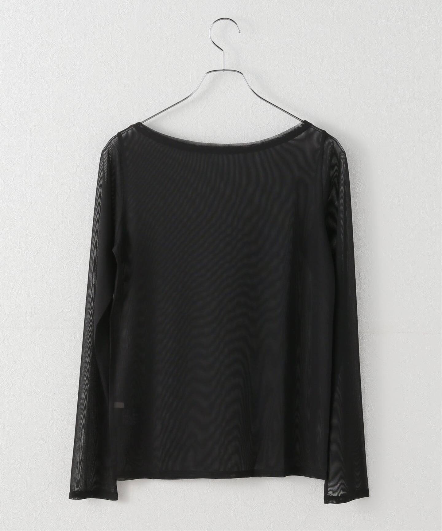 sheer mesh b/n Tシャツ（Tシャツ／カットソー）｜Plage（プラージュ