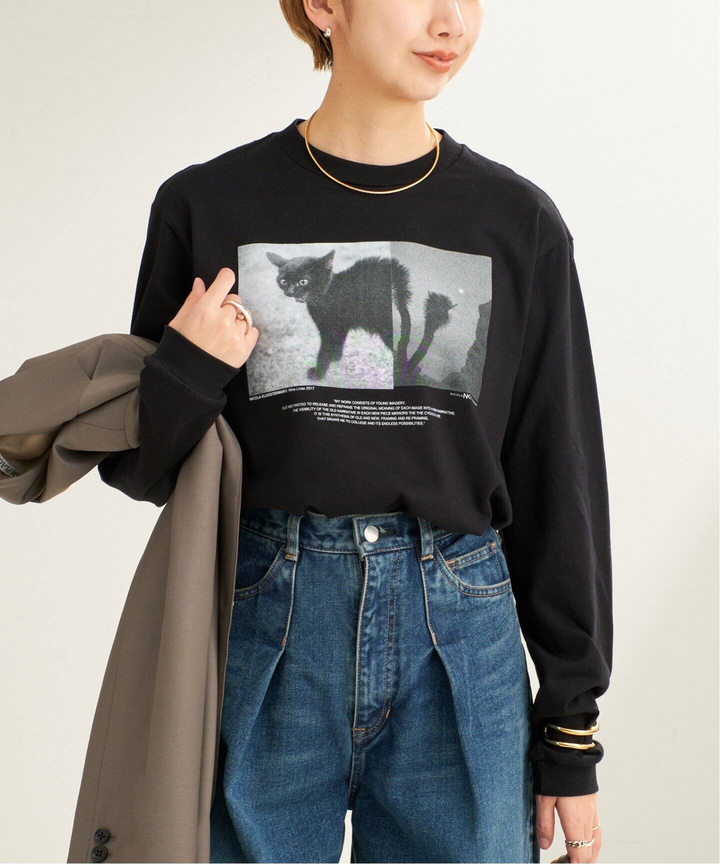 JANE SMITH/ジェーンスミス NICOLA K NINE LIVE ロングTシャツ（T  