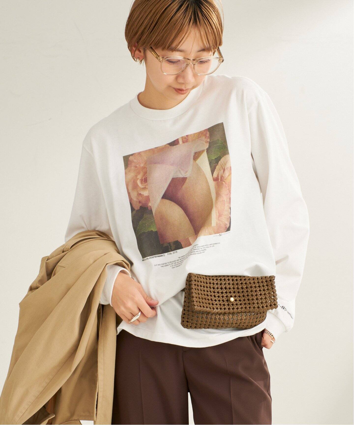 JANE SMITH/ジェーンスミス NICOLA K FRILLS ロングTシャツ（Tシャツ  