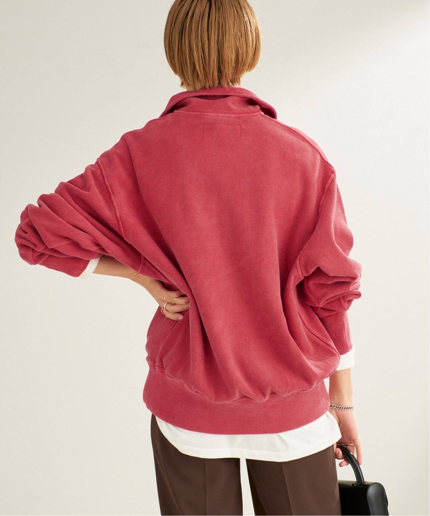 プラージュ　ジェーンスミス　スウェット JANE SMITH/ジェーンスミス PIGMENT DYE COTTON FLEECE SN