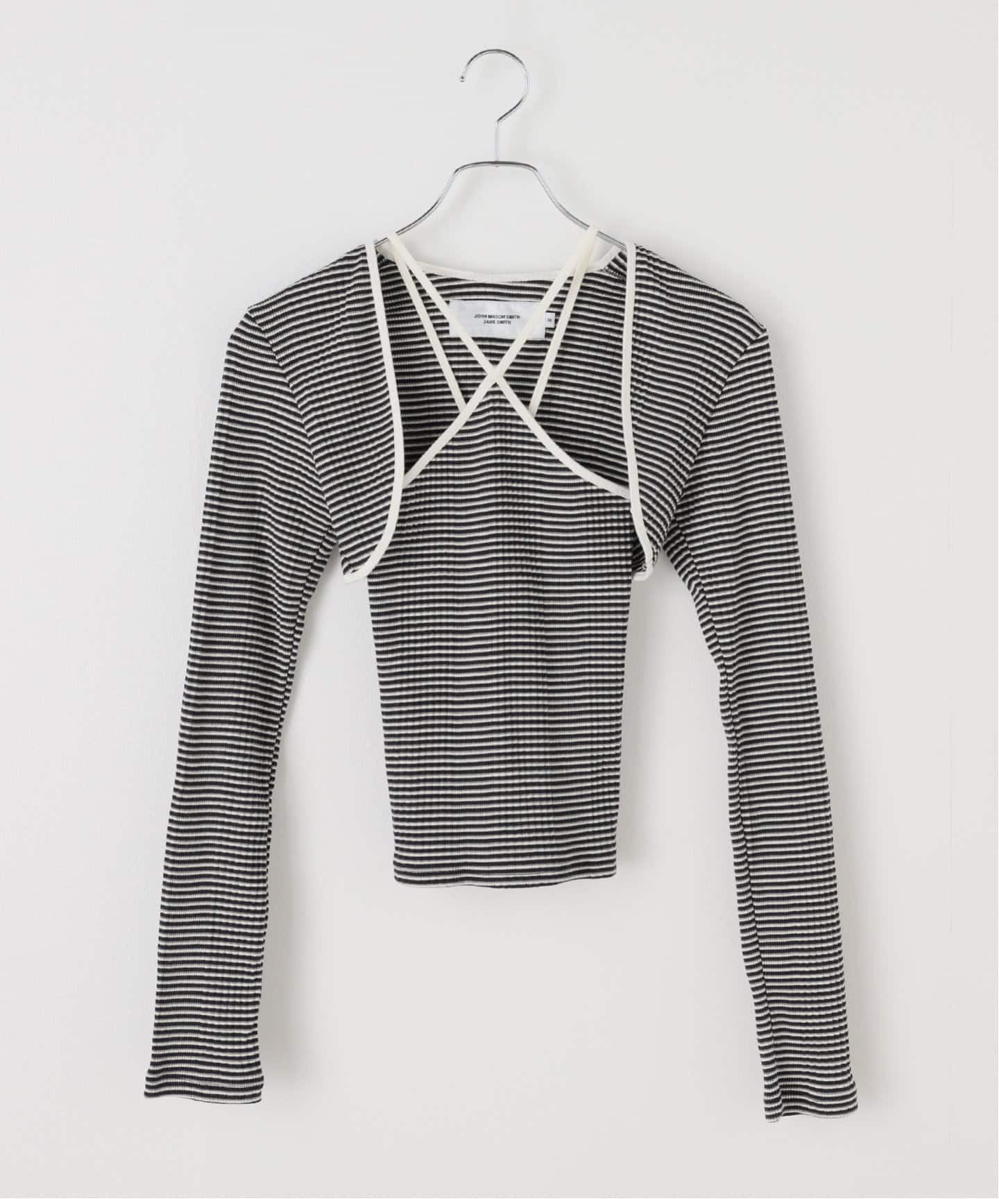 JANE SMITH / ジェーンスミス BORDER RIB キャミソール（Tシャツ