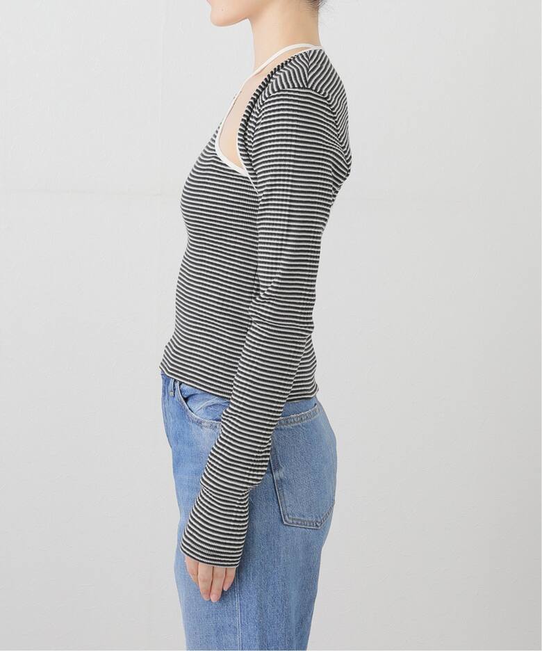 JANE SMITH / ジェーンスミス BORDER RIB キャミソール（Tシャツ 