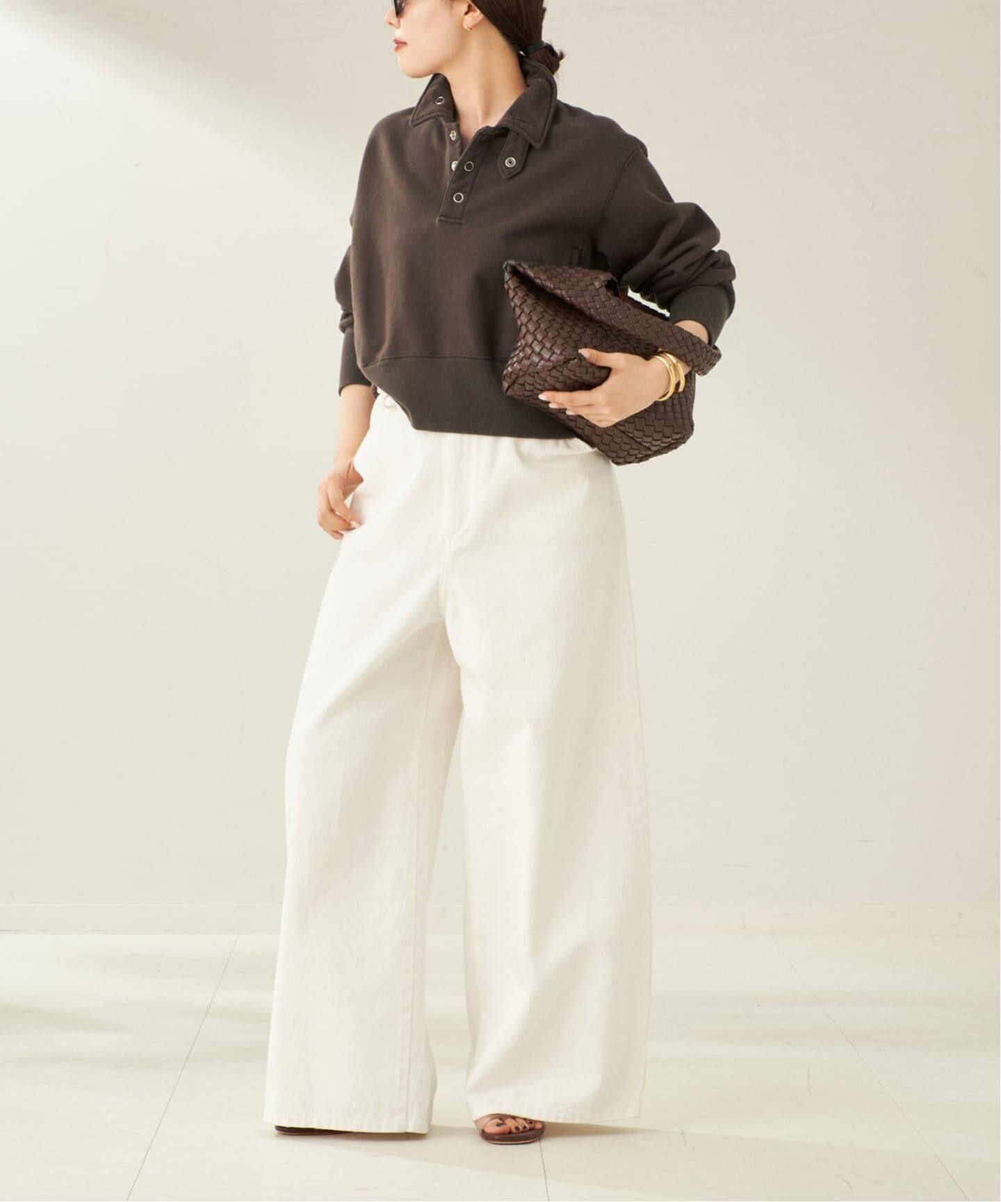 JANE SMITH / ジェーンスミス FROSTING COTTON FLEECE SNAP プル