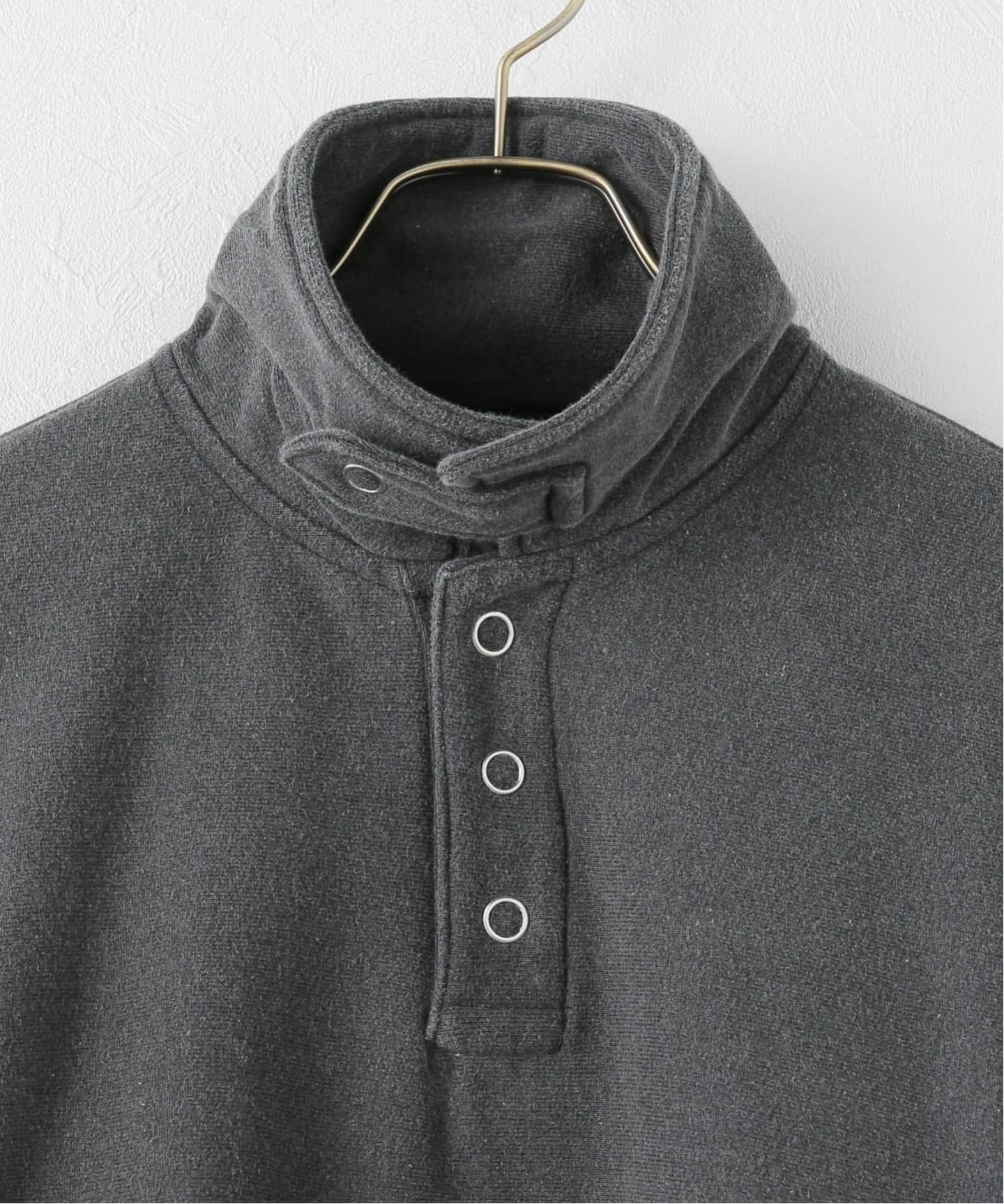 JANE SMITH / ジェーンスミス FROSTING COTTON FLEECE SNAP プル