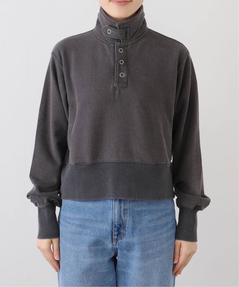 JANE SMITH / ジェーンスミス FROSTING COTTON FLEECE SNAP プル 