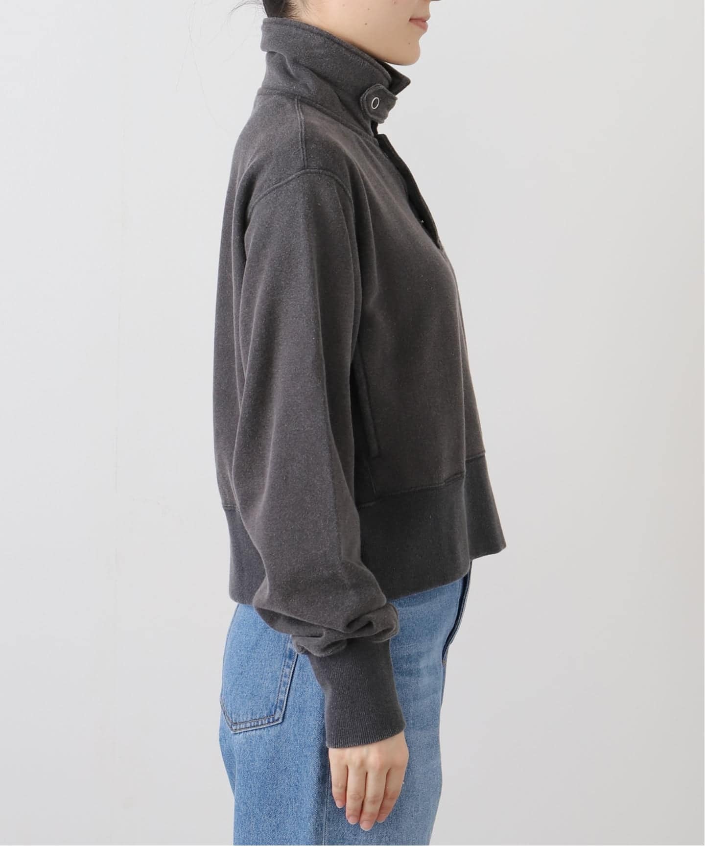 JANE SMITH / ジェーンスミス FROSTING COTTON FLEECE SNAP プル