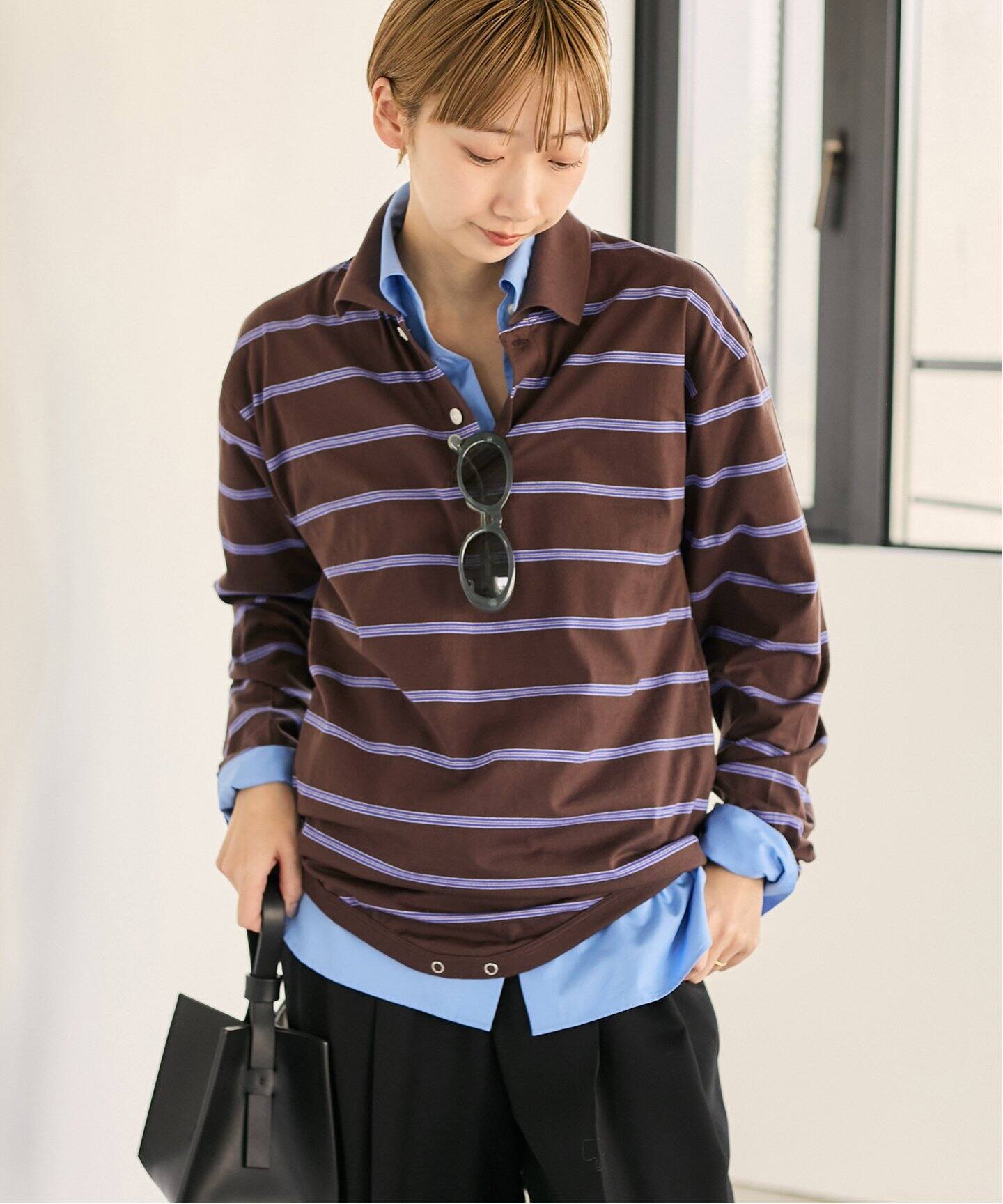 TanC TOKYO / タンクトウキョウ STRIPEPOLO ROMPERS トップス（Tシャツ 