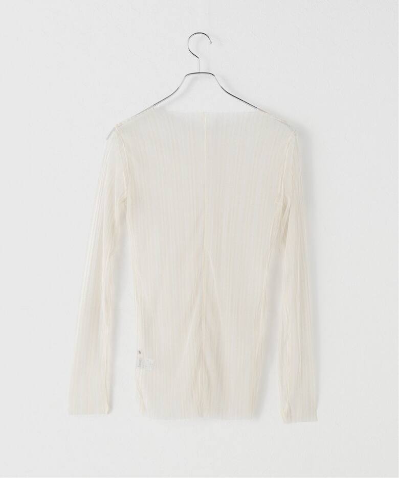 TanC TOKYO / タンクトウキョウ SPARKLING TULLE STRIPE LS トップス 