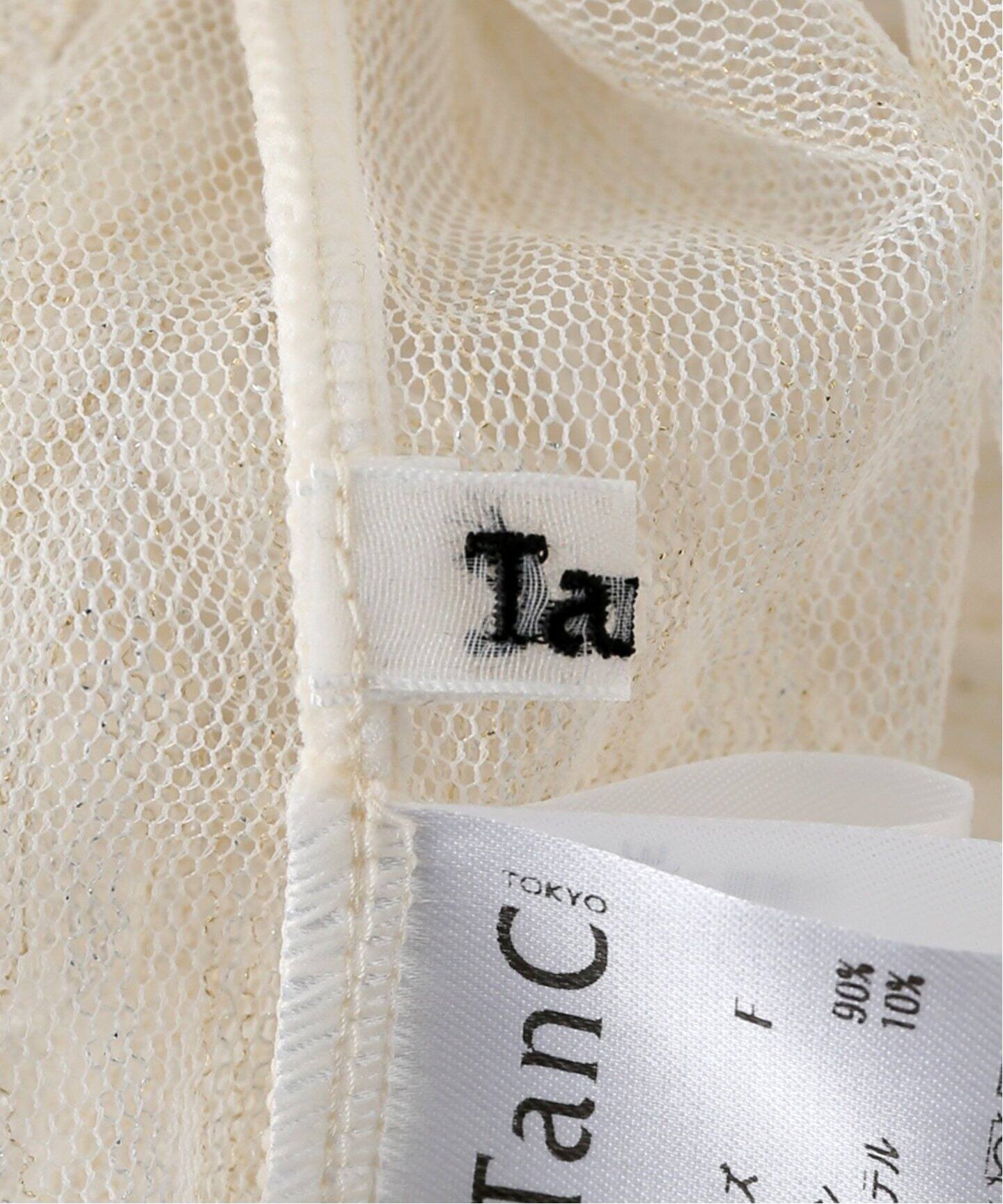 TanC TOKYO / タンクトウキョウ SPARKLING TULLE STRIPE LS トップス 