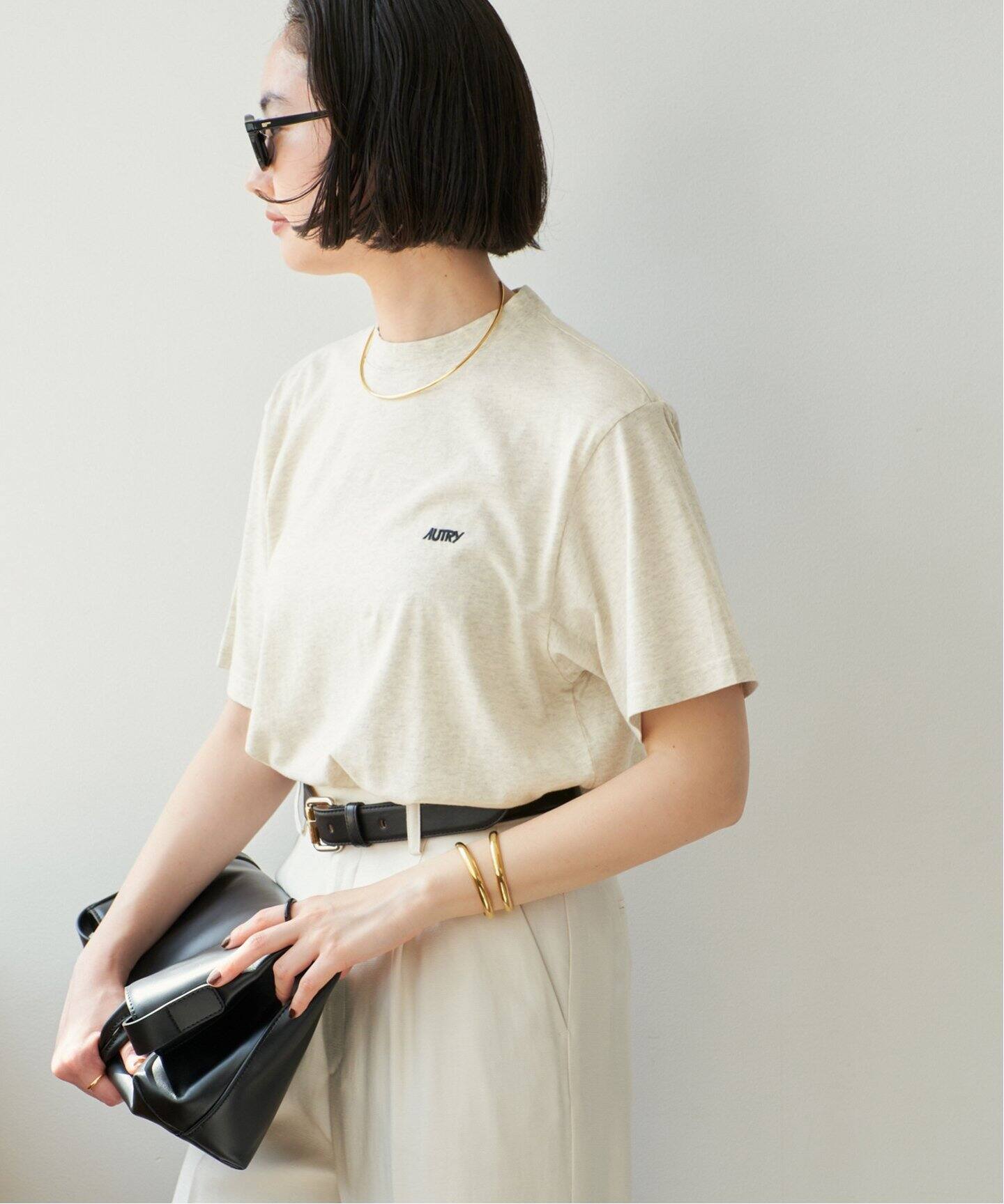 新品、タグ付き　plage CROPPED Tシャツ プラージュ Plage CROPPED Tシャツ （ホワイト） - ファッション