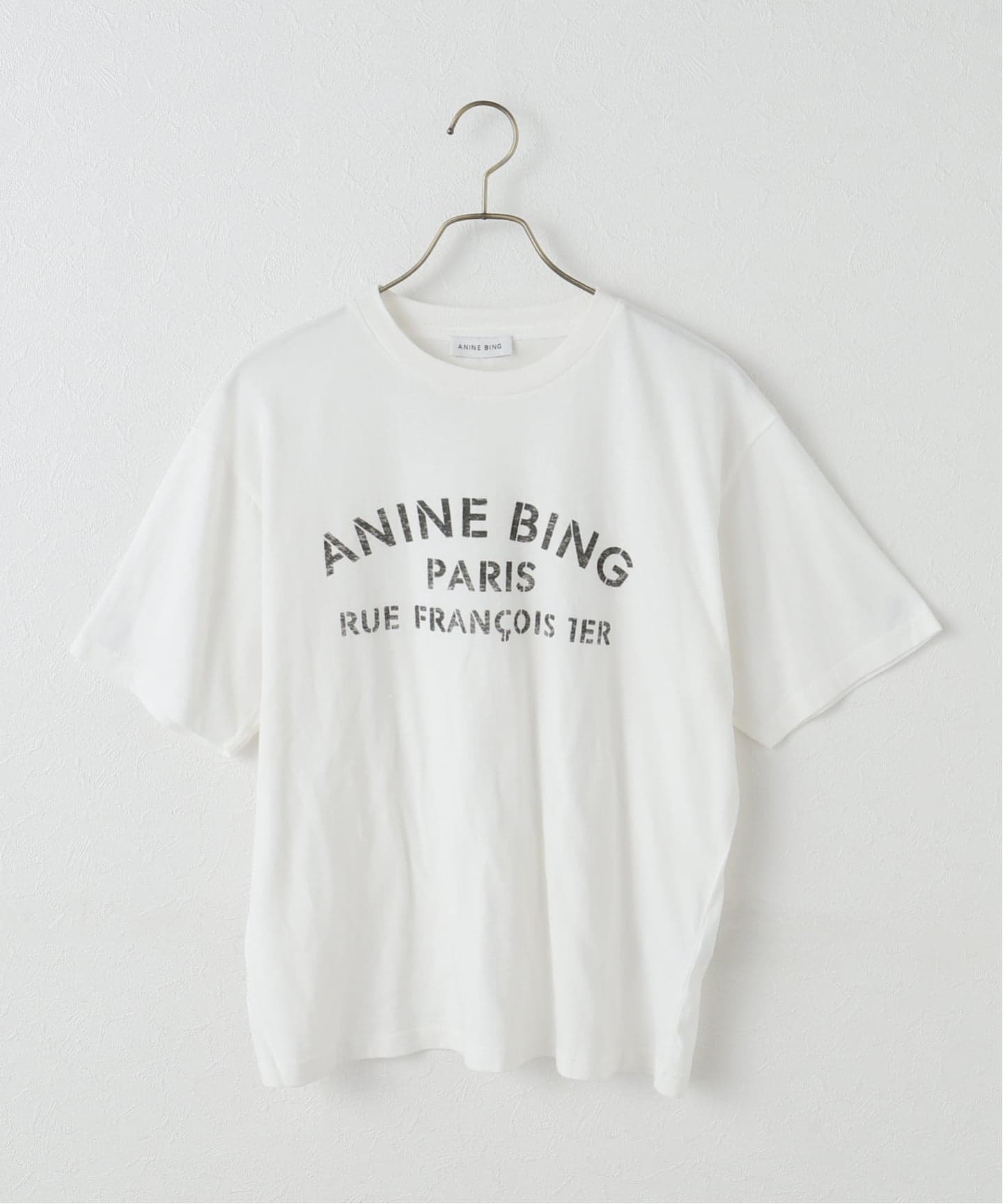 ANINE BING / アニービン COHEN TEE PARIS STENCIL - Tシャツ（Tシャツ