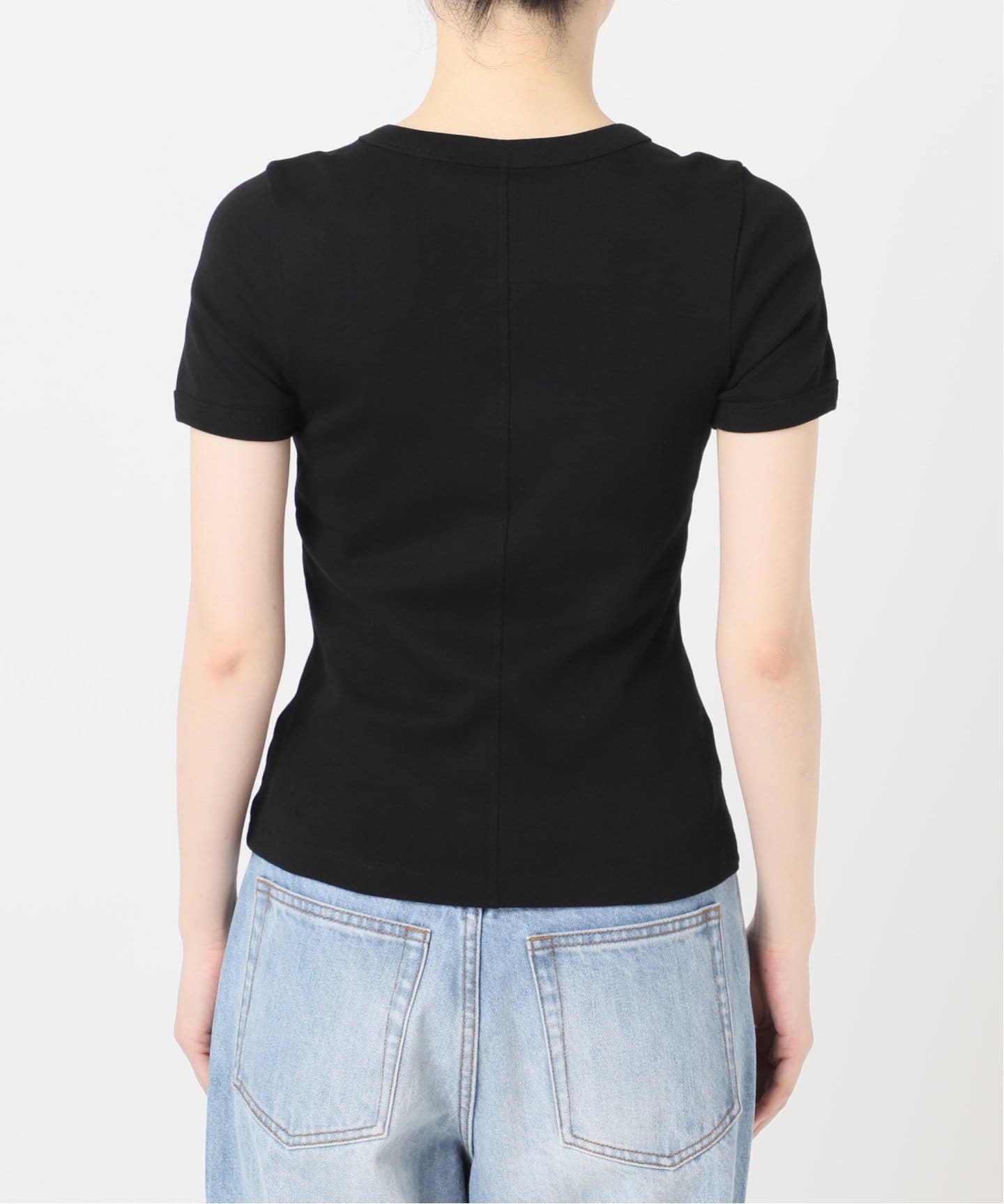 新品⭐️【FLORE FLORE(フローレフローレ)】 CAR TEE⭐️黒 FLORE FLORE(フローレフローレ)】 CAR TEE（Tシャツ/カットソー