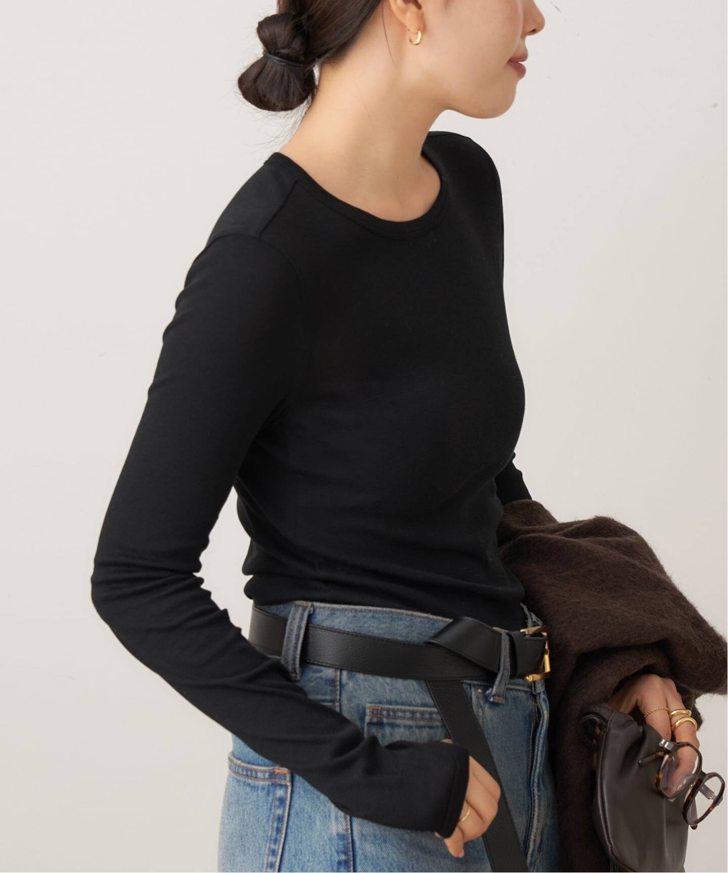 FLORE FLORE / フローレフローレ OLIVIA LONGSLEEVE トップス（Tシャツ