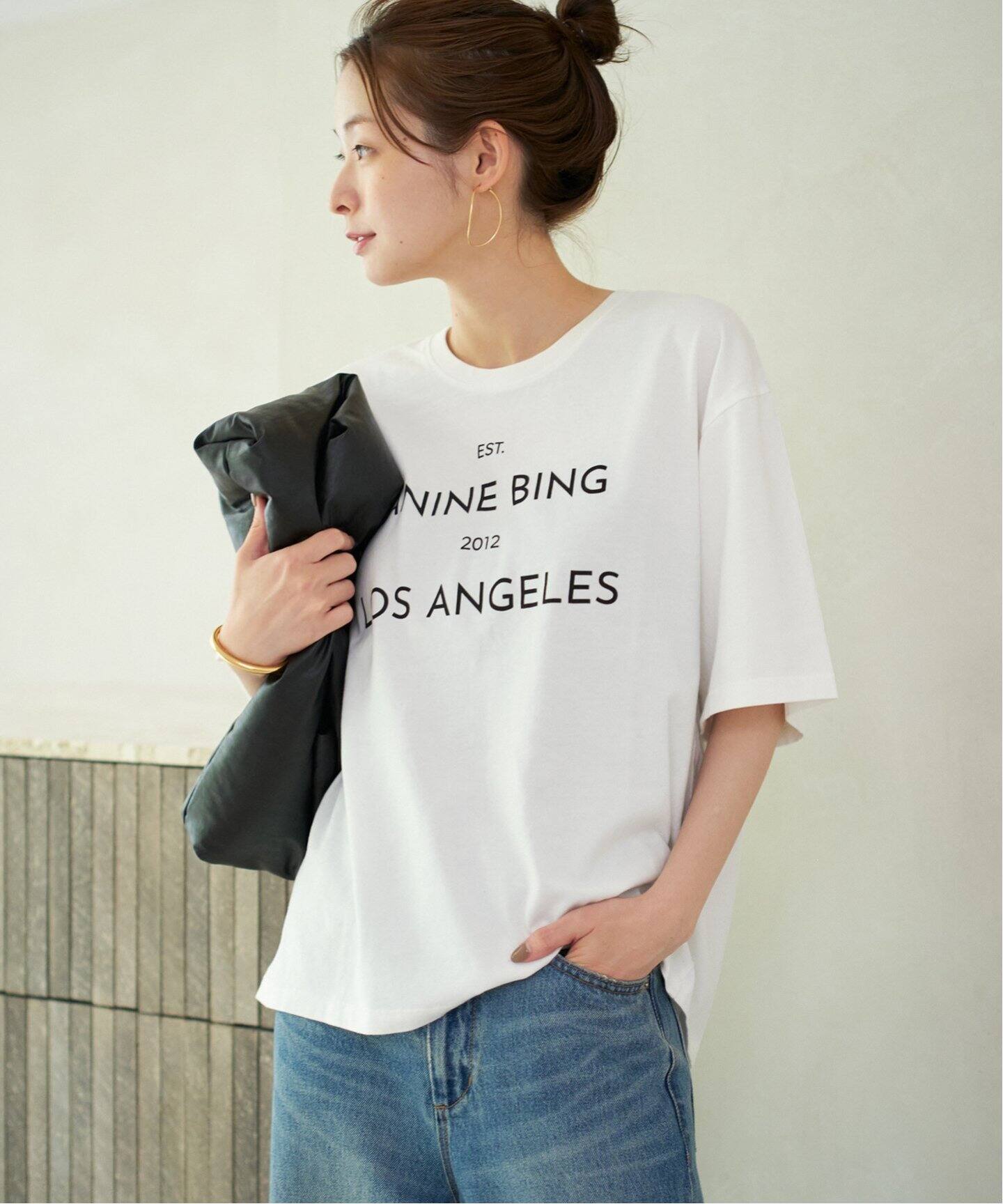 新品タグ付き　Plage購入　ANINE BING　アニービン Tシャツ セール】【ANINE BING/アニービン】 VINTAGE BING Tシャツ（T