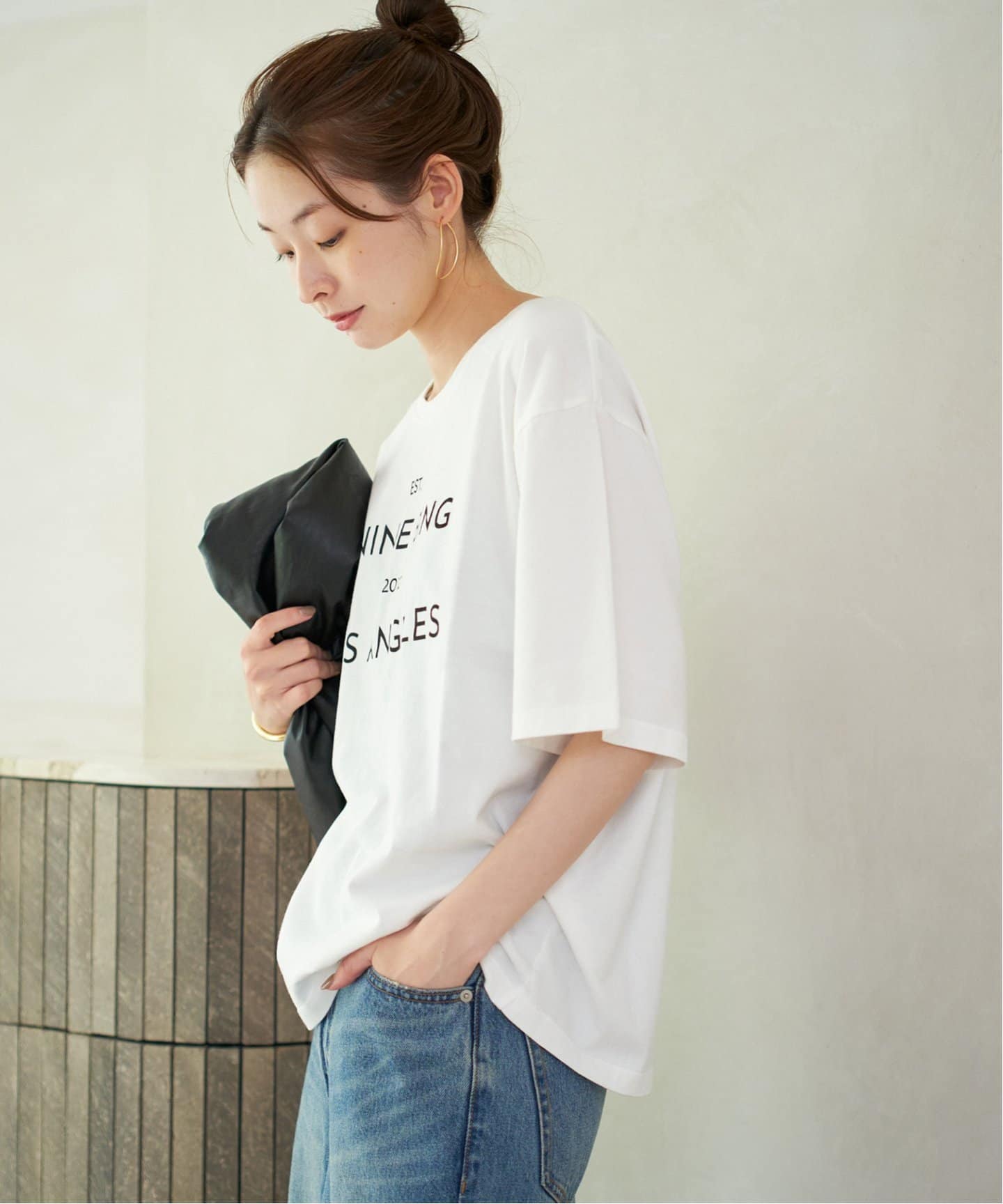 新品タグ付き　Plage購入　ANINE BING　アニービン Tシャツ ANINE BING/アニービン】 AVI ANINE BING Tシャツ（Tシャツ