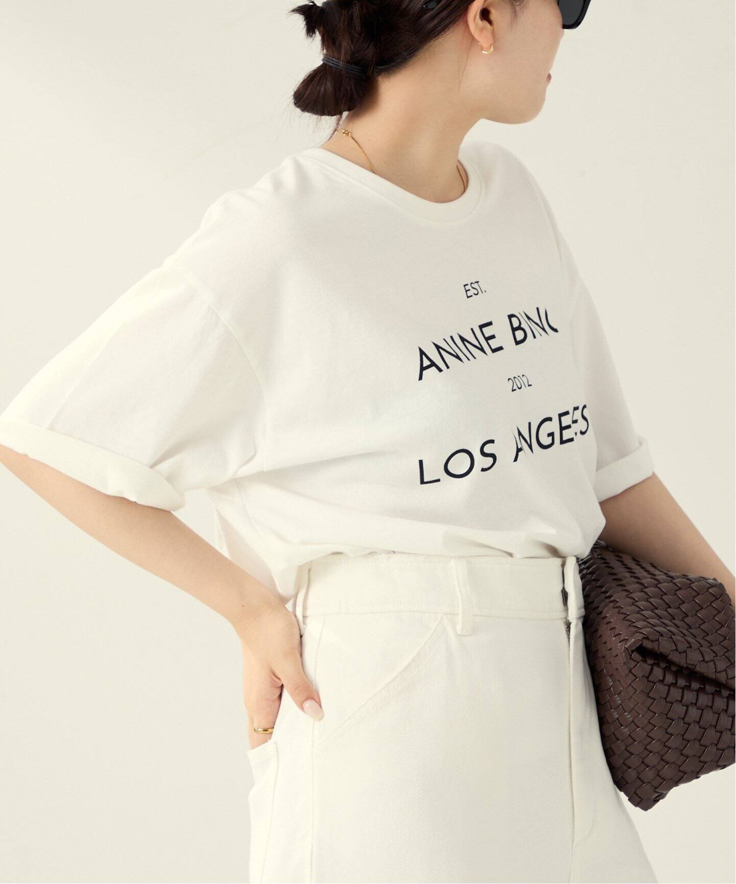 ANINE BING / アニービン RUDY TEE ANINE BING Tシャツ（Tシャツ