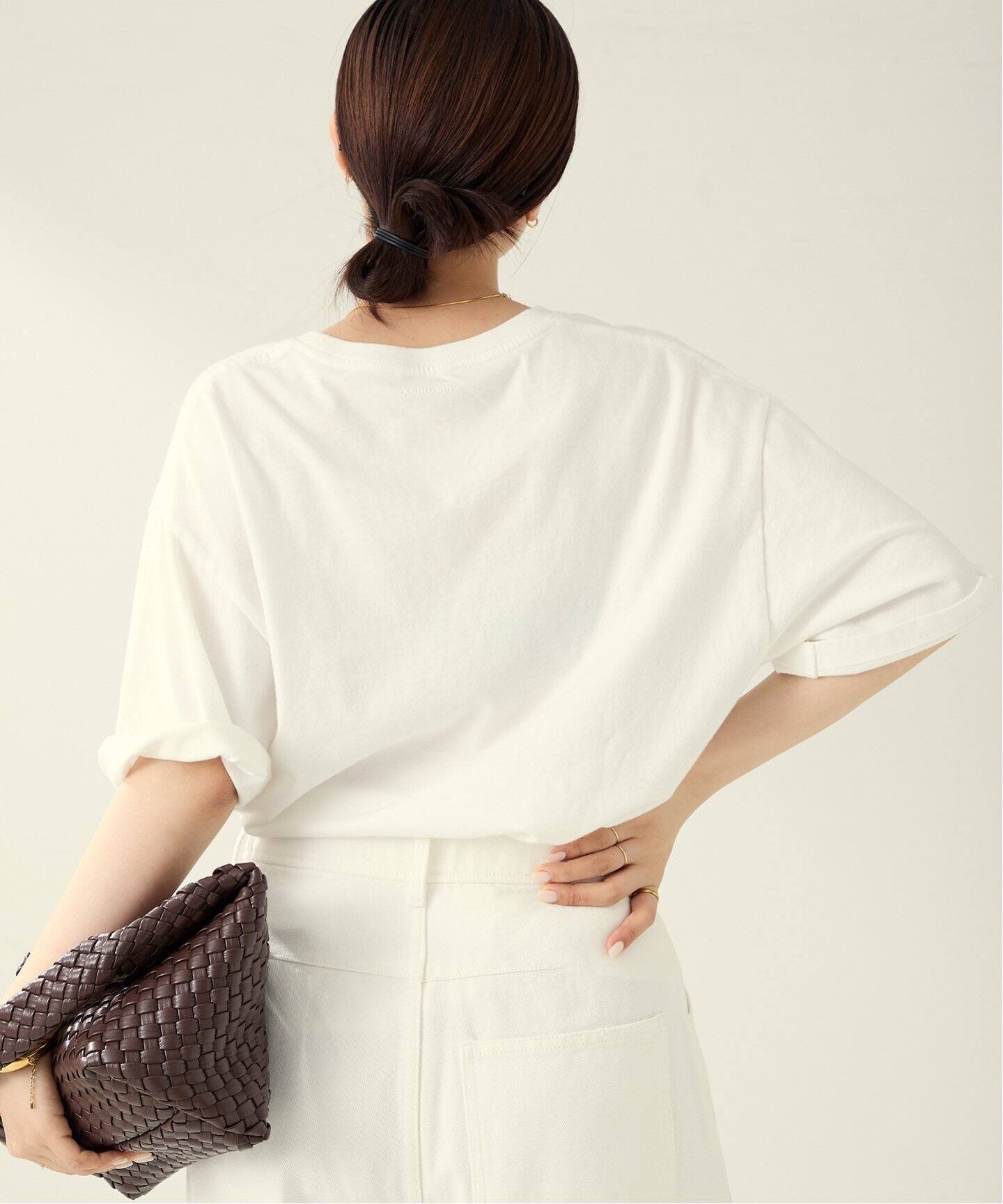 ANINE BING / アニービン RUDY TEE ANINE BING Tシャツ（Tシャツ