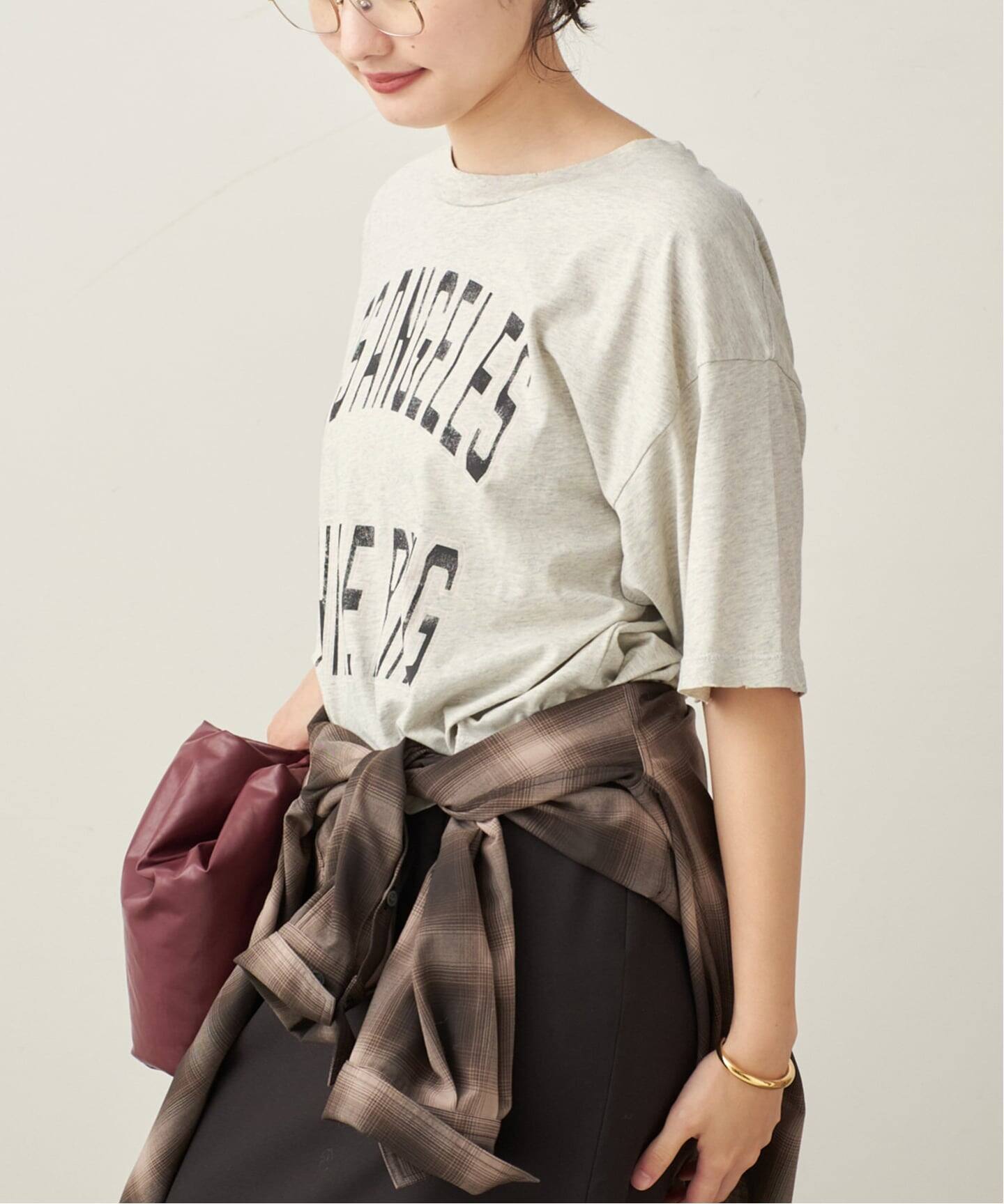 ANINE BING / アニービン JOHNNY CROPPED Tシャツ（Tシャツ