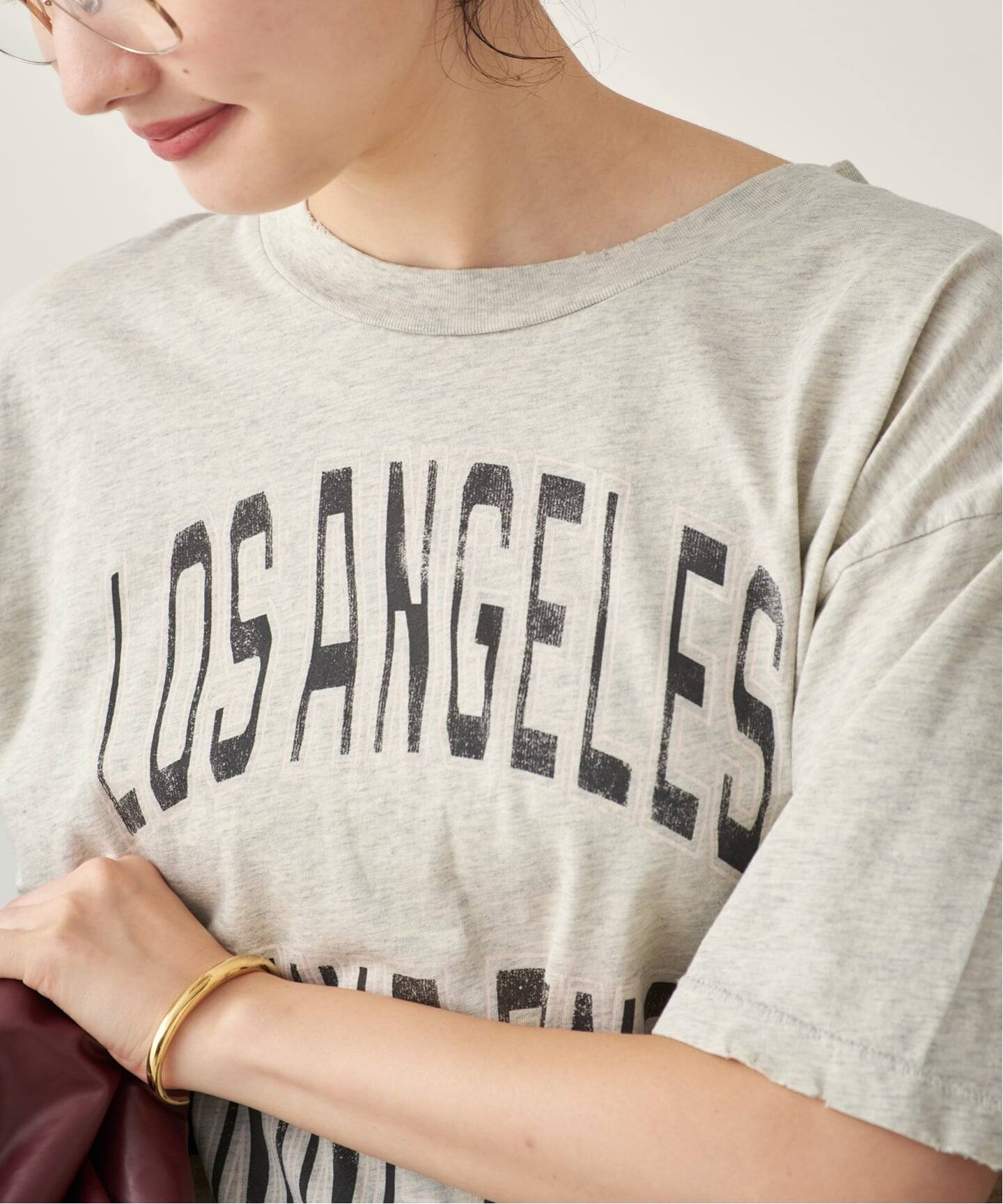 【新品】プラージュ　アニービン　ロゴTシャツ ANINE BING / アニービン JOHNNY CROPPED Tシャツ（Tシャツ