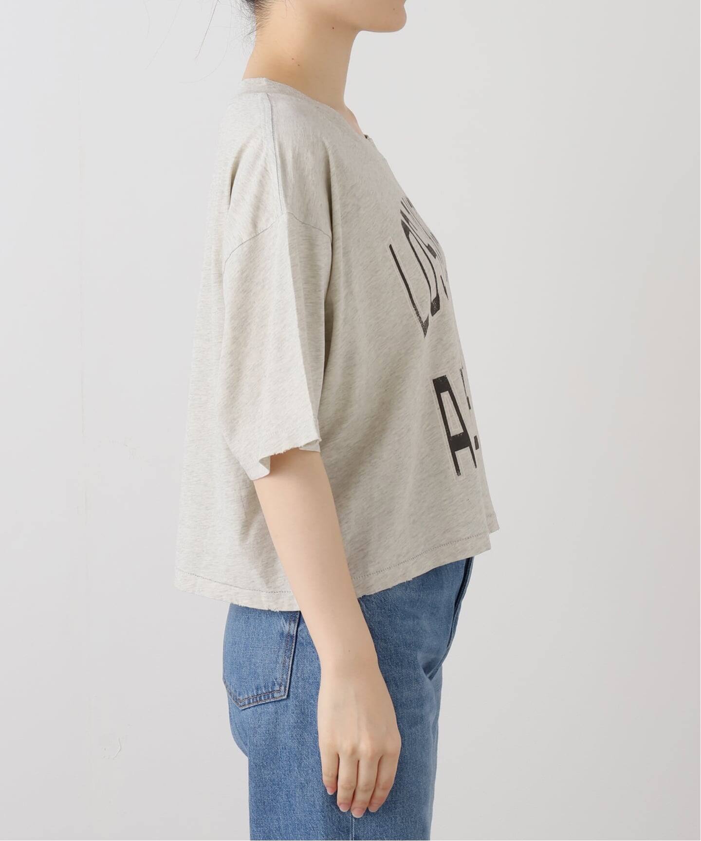 ANINE BING / アニービン JOHNNY CROPPED Tシャツ（Tシャツ