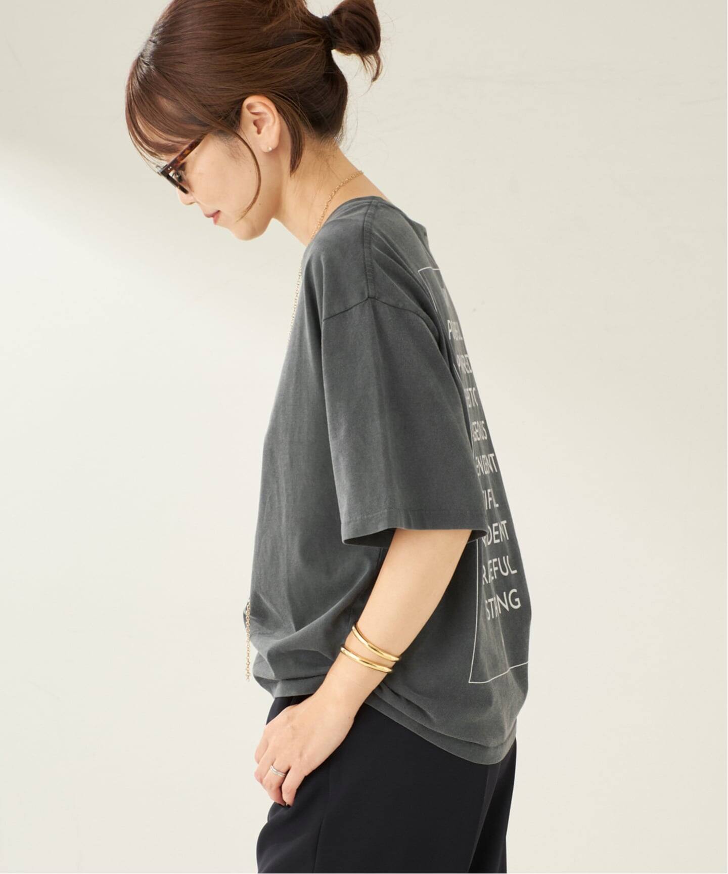 ANINE BING / アニービン RUDY TEE EMPOWERMENT Tシャツ（Tシャツ