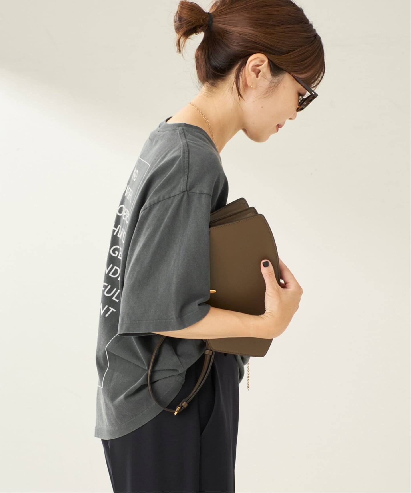 【新品】プラージュ　アニービン　ロゴTシャツ ANINE BING / アニービン JOHNNY CROPPED Tシャツ（Tシャツ