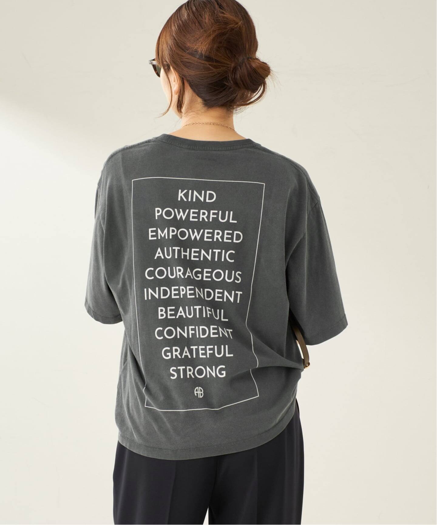 【新品】プラージュ　アニービン　ロゴTシャツ プラージュ Plage ANINE BING / アニービン JOHNNY CROPPED T