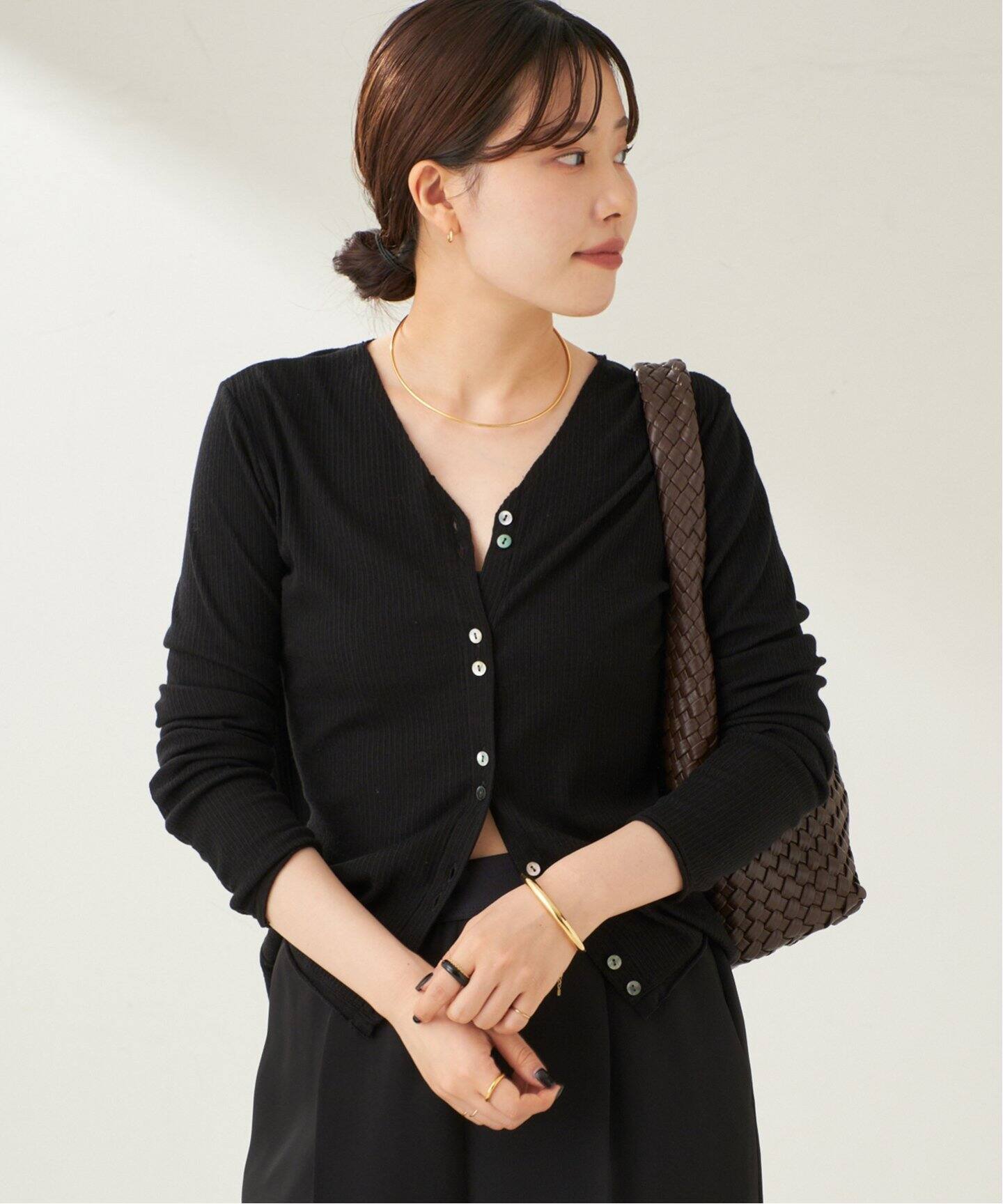 美品　Plage　プラージュ　22SS　リブニットジャケット　カーディガン 美品 Plage プラージュ 22SS リブニットジャケット カーディガン