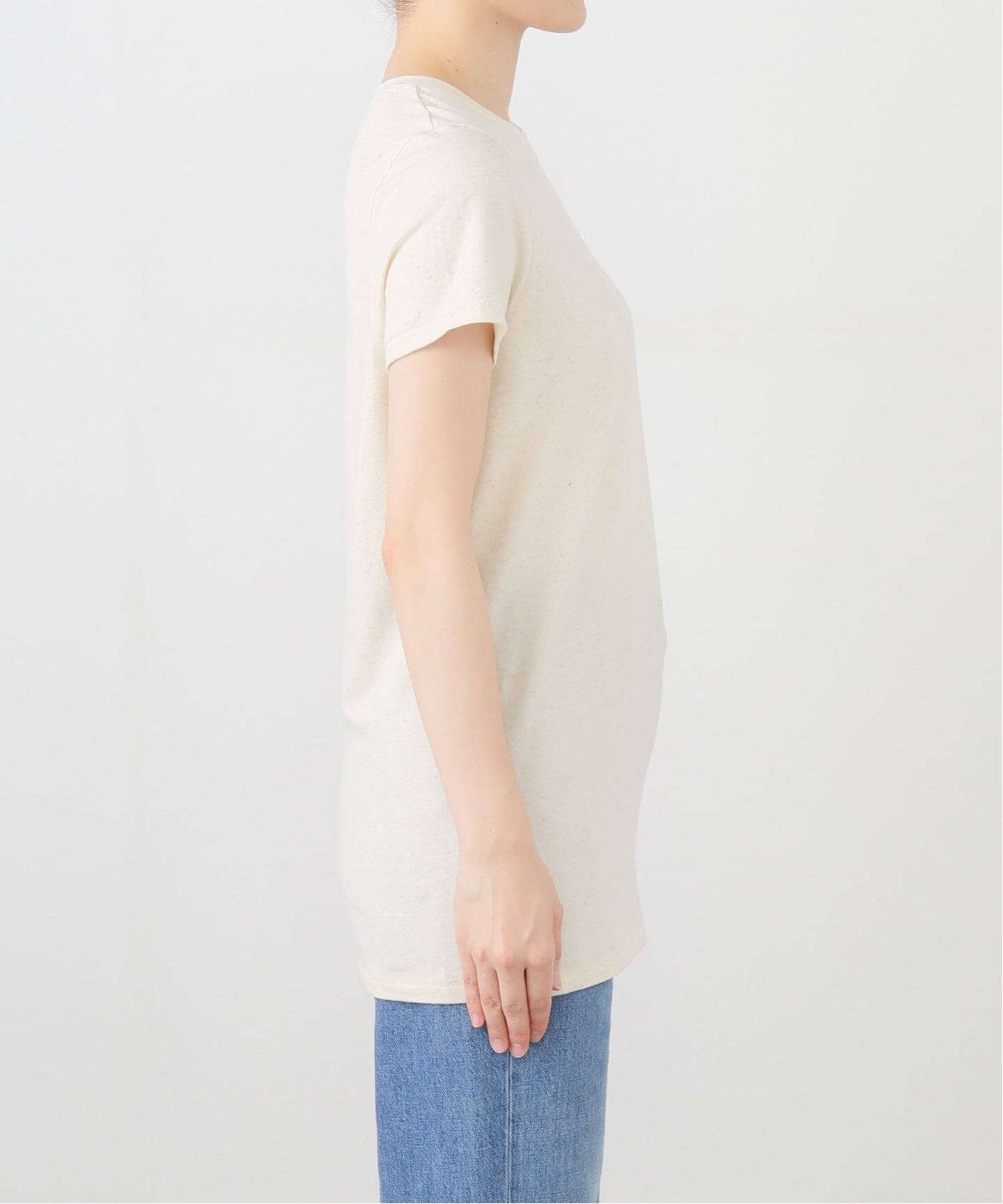 plage LAUREN MANOOGIAN ベージュ長袖Tシャツ plage LAUREN MANOOGIAN ベージュ長袖Tシャツ plage LAUREN