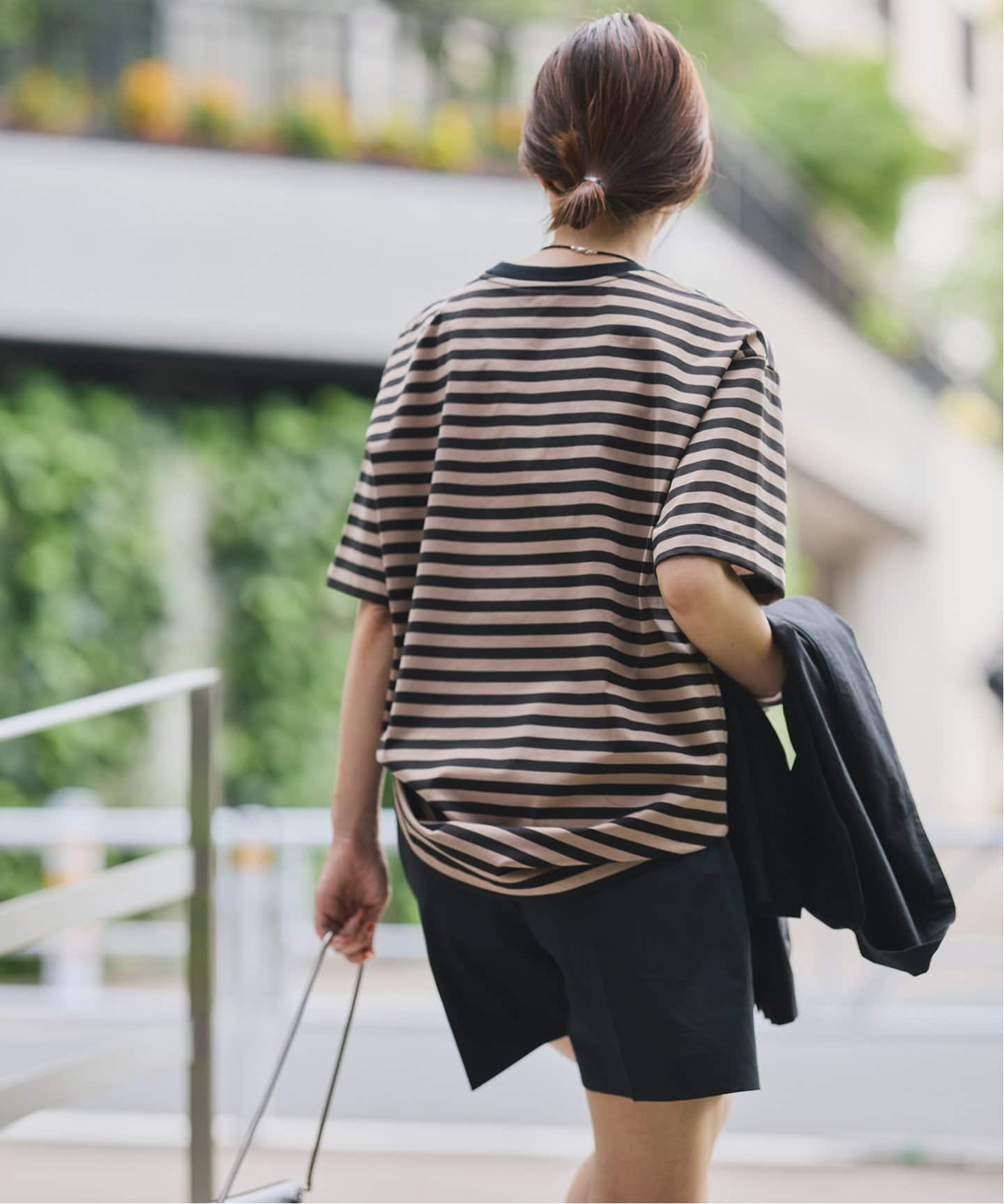 一部店舗限定》PARIS ロゴTシャツボーダー（Tシャツ／カットソー