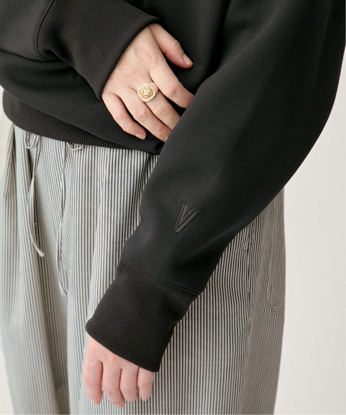 VERMEIL par iena スウェットカットソー 予約》エアクッション ジャージプルオーバー（スウェット