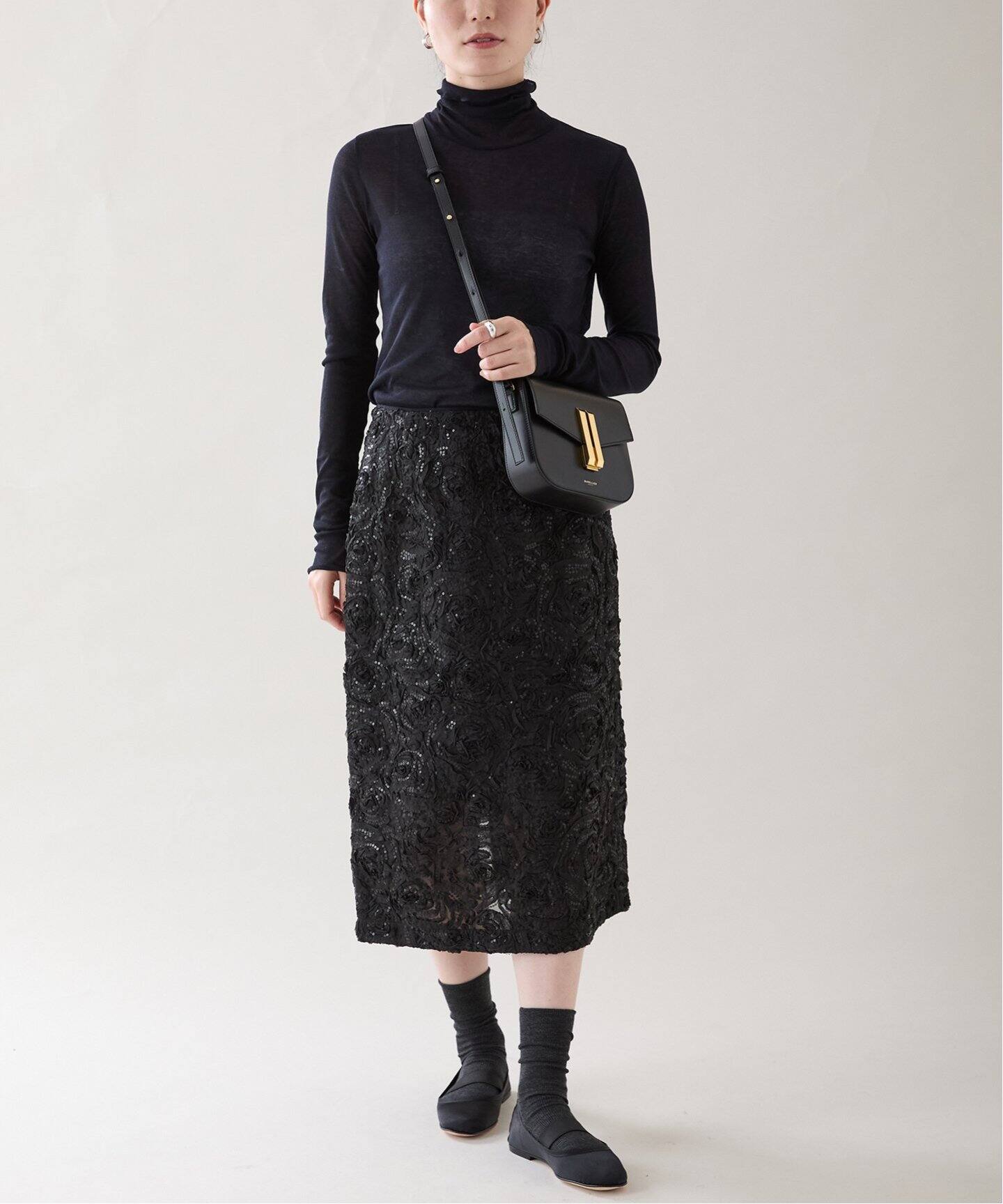 【VERMEIL par iena】Sheer twist コットンタートル VERMEIL par iena｜Sheer twist cotton turtle | Rakuten