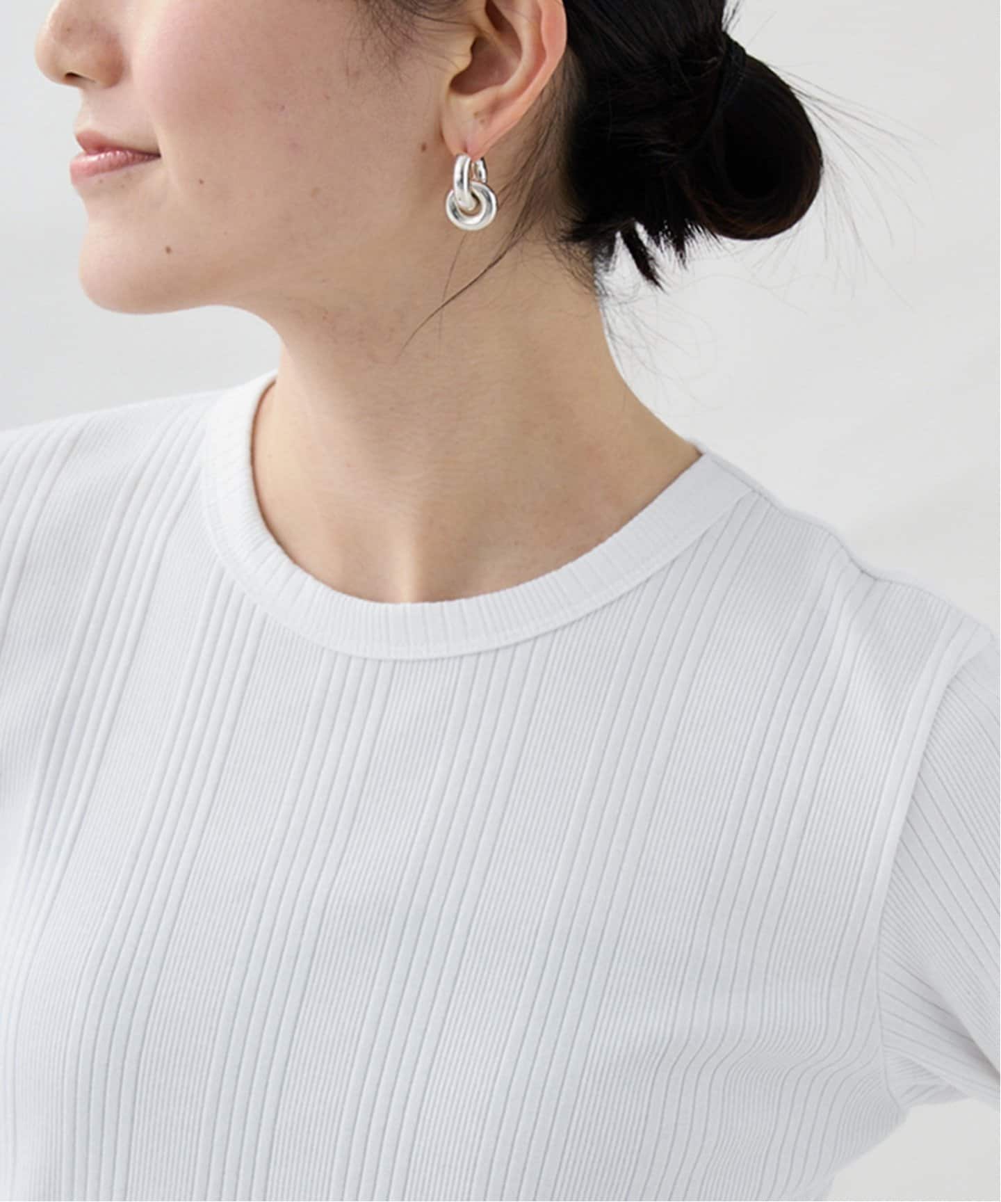 stretch random RIB プルオーバー（Tシャツ／カットソー