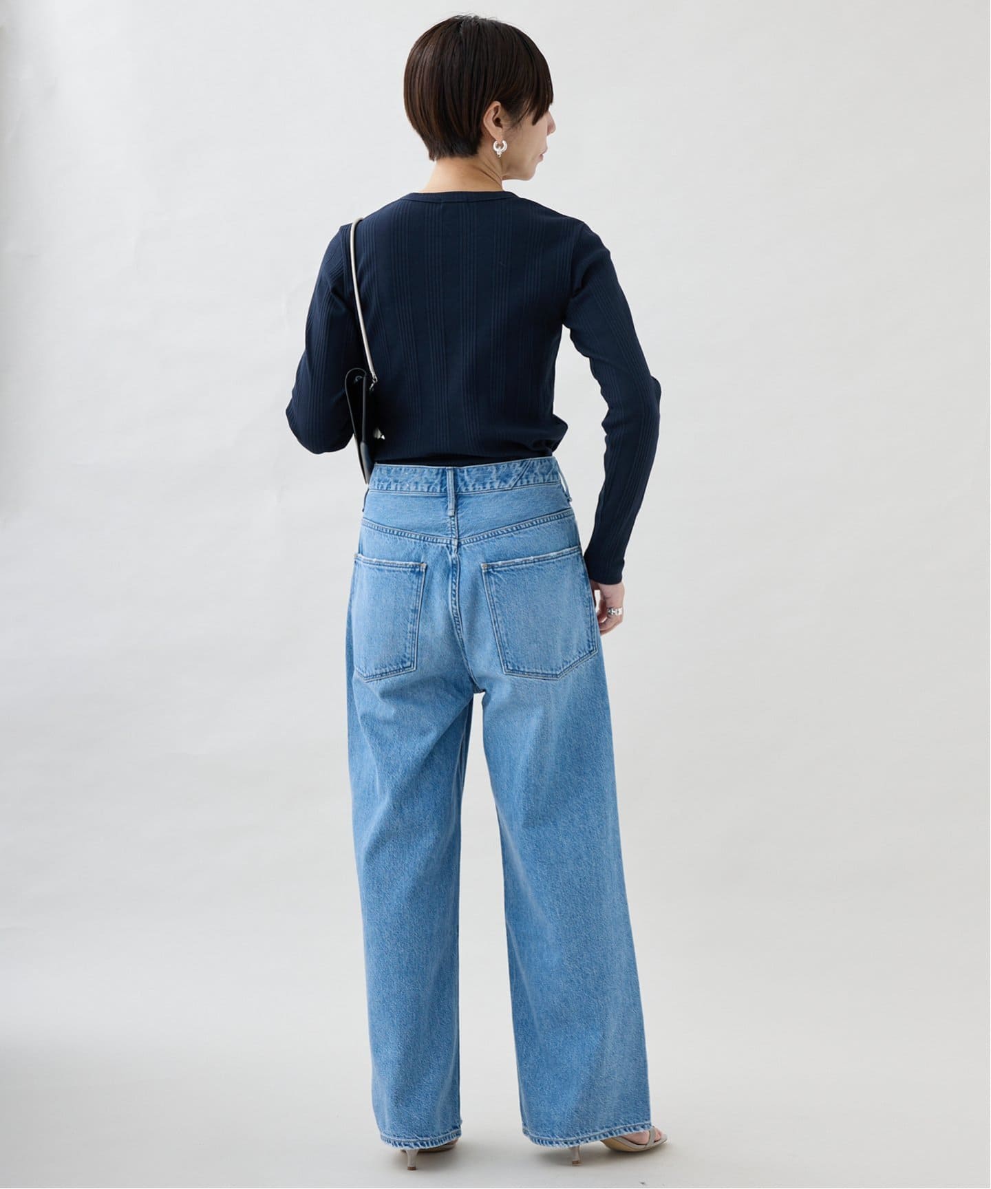 stretch random RIB プルオーバー（Tシャツ／カットソー