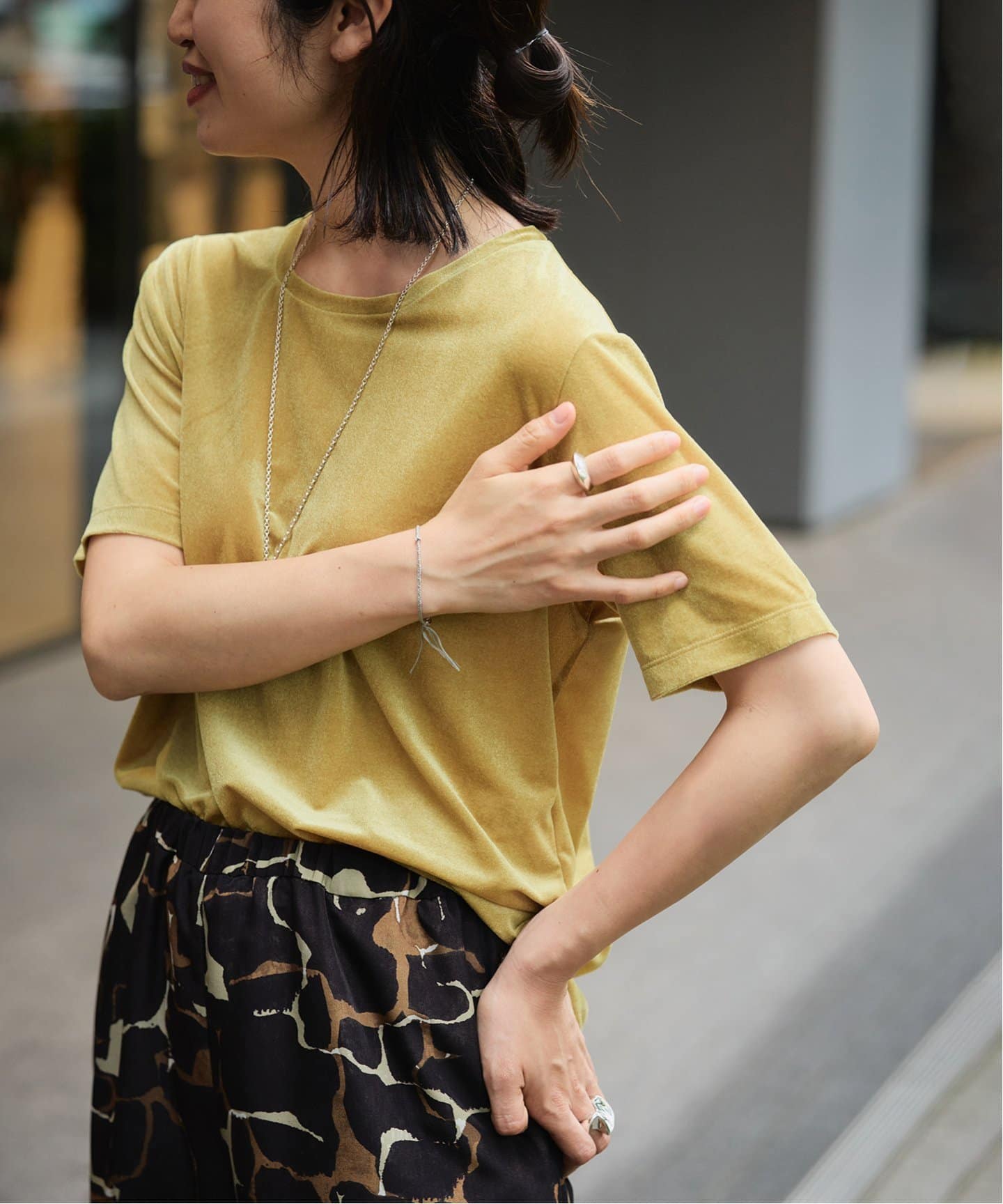 ヴェルメイユパーイエナ✨シアーTシャツ SHEER VELOUR トップス（Tシャツ／カットソー）｜VERMEIL par