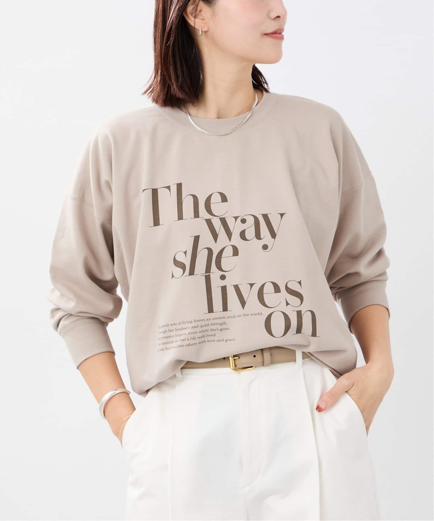 VERMEIL par iena スウェット　イエナ シルケットコットンsweat（スウェット）｜VERMEIL par iena