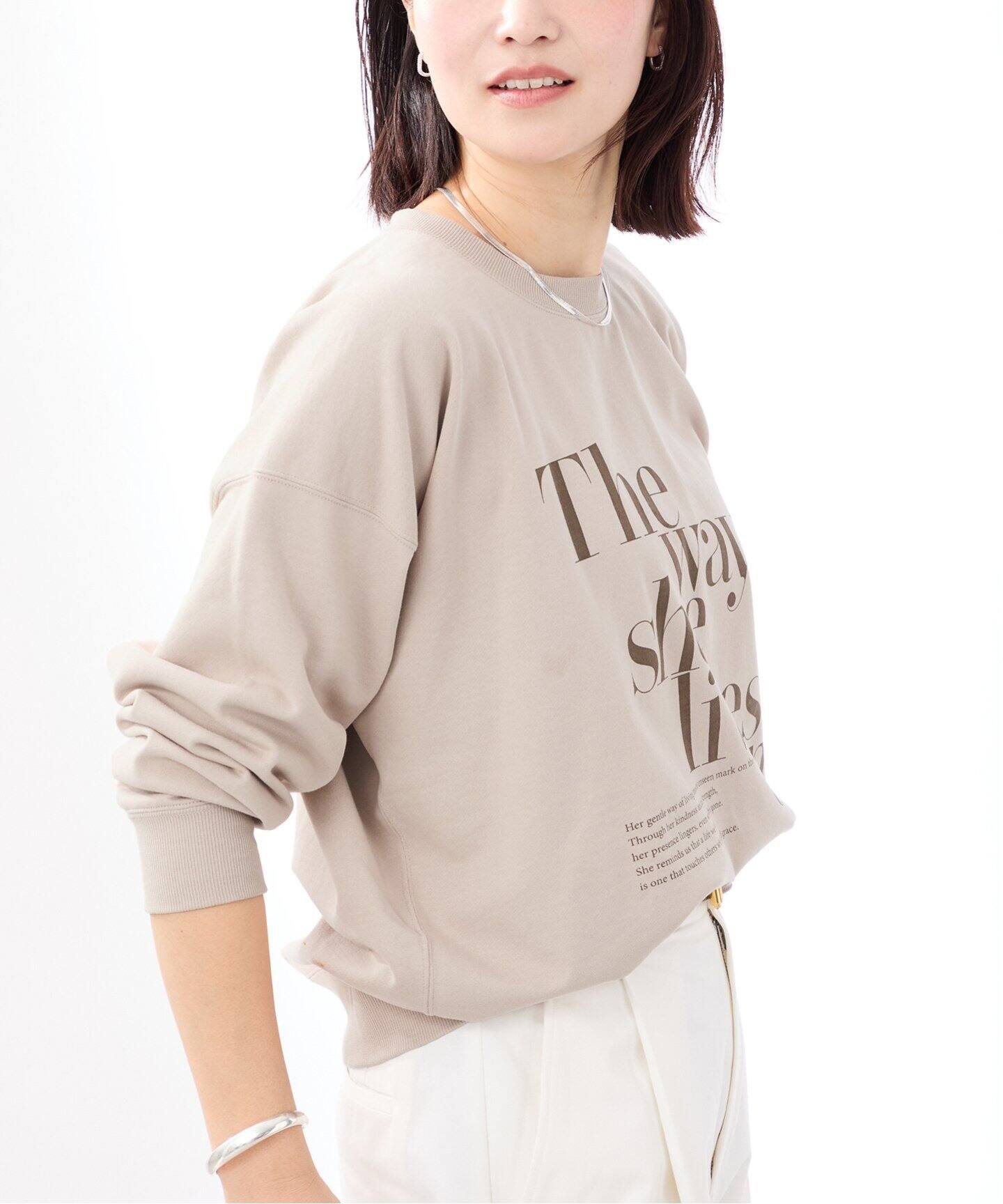 stretch jersey shirts（Tシャツ／カットソー）｜VERMEIL par