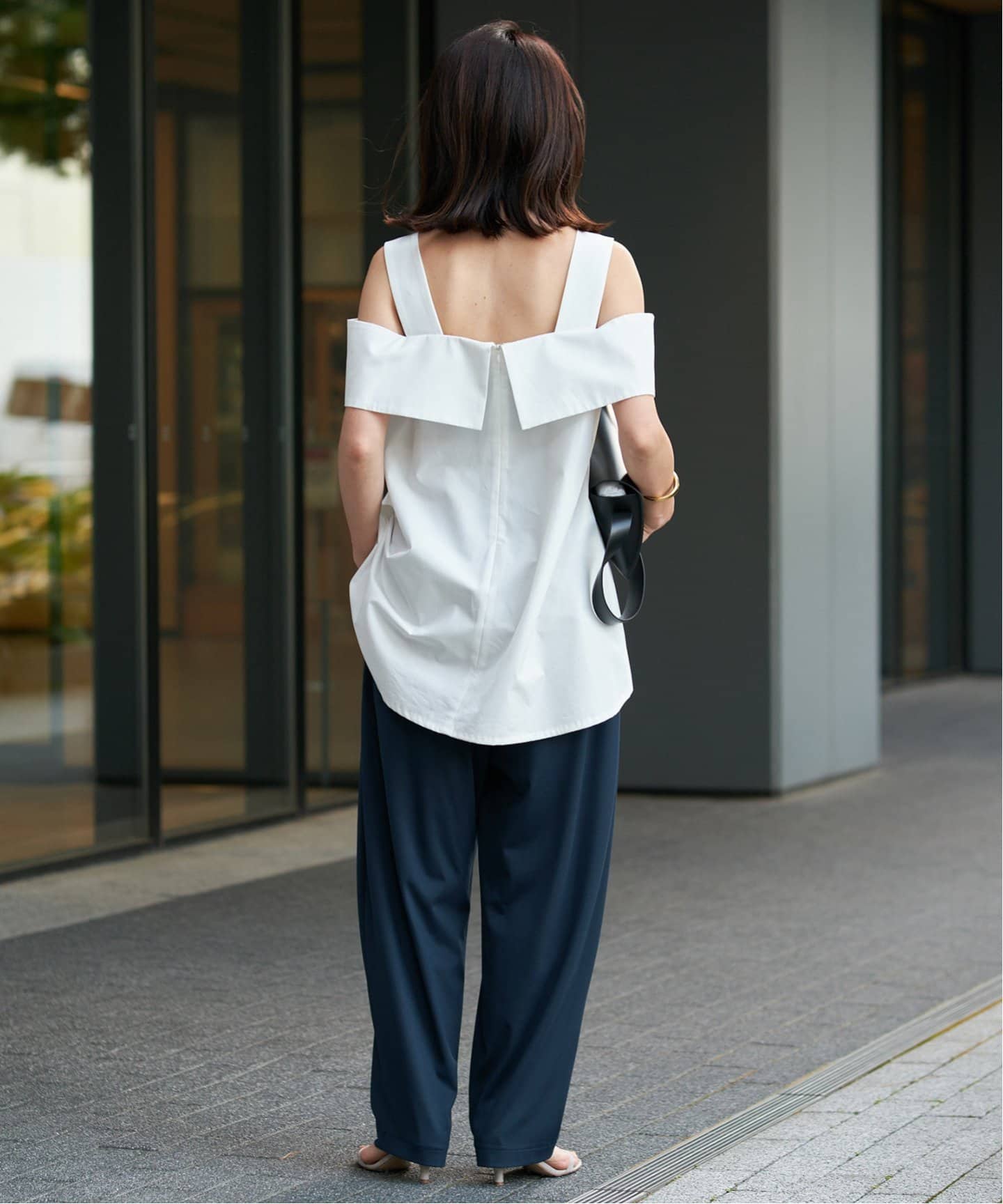 ヴェルメイユパーイエナ 20SS サスペンダーeggライン 無地パンツ 茶 38 ヴェルメイユパーイエナ 20SS サスペンダーeggライン 無地パンツ