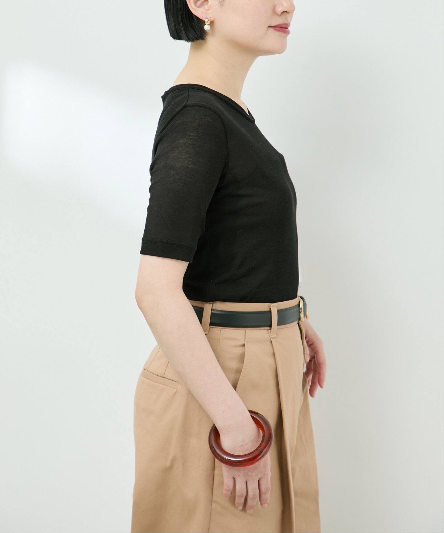 sheer fraise cotton Tee（Tシャツ／カットソー）｜VERMEIL par