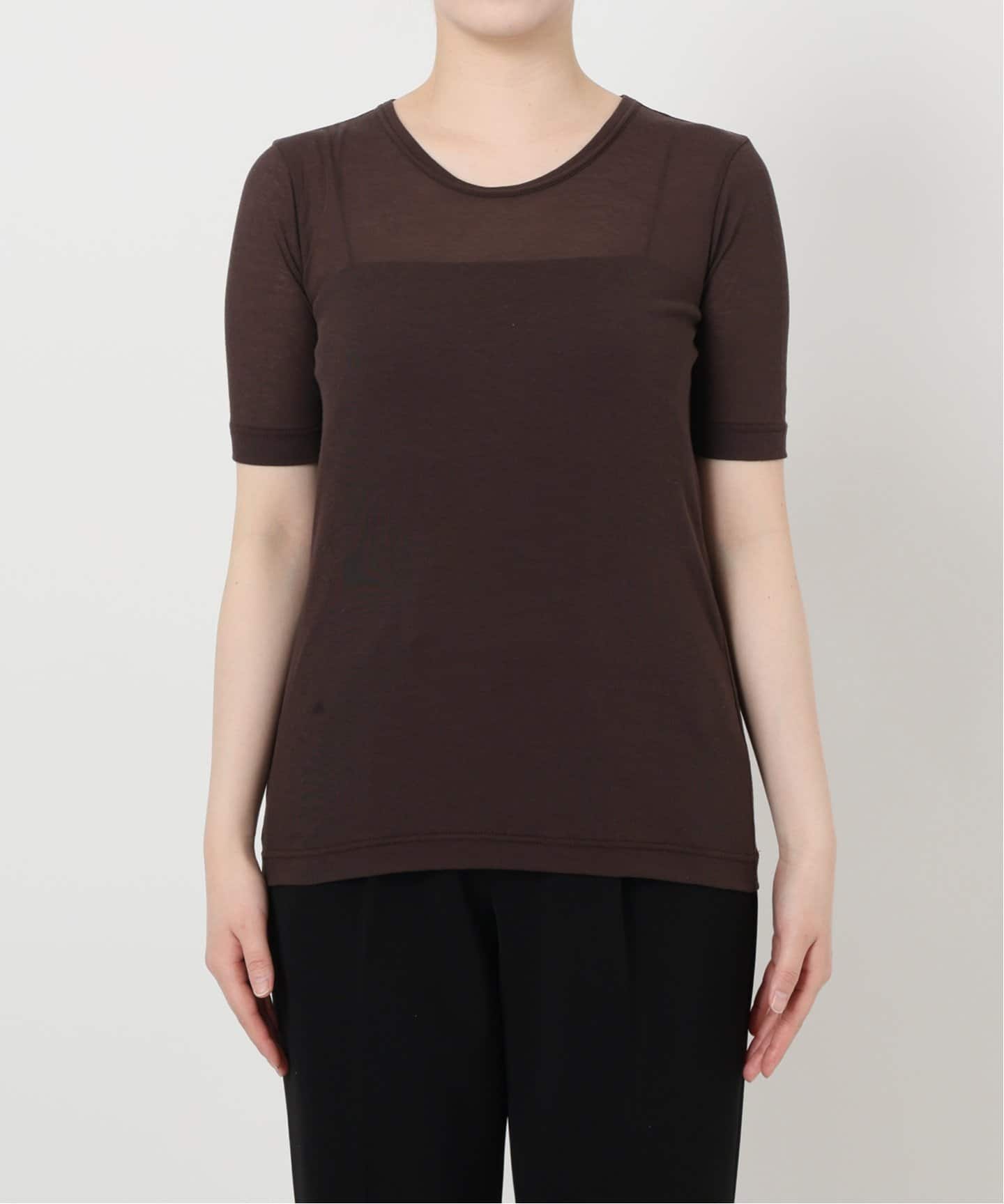 sheer fraise cotton Tee（Tシャツ／カットソー）｜VERMEIL par